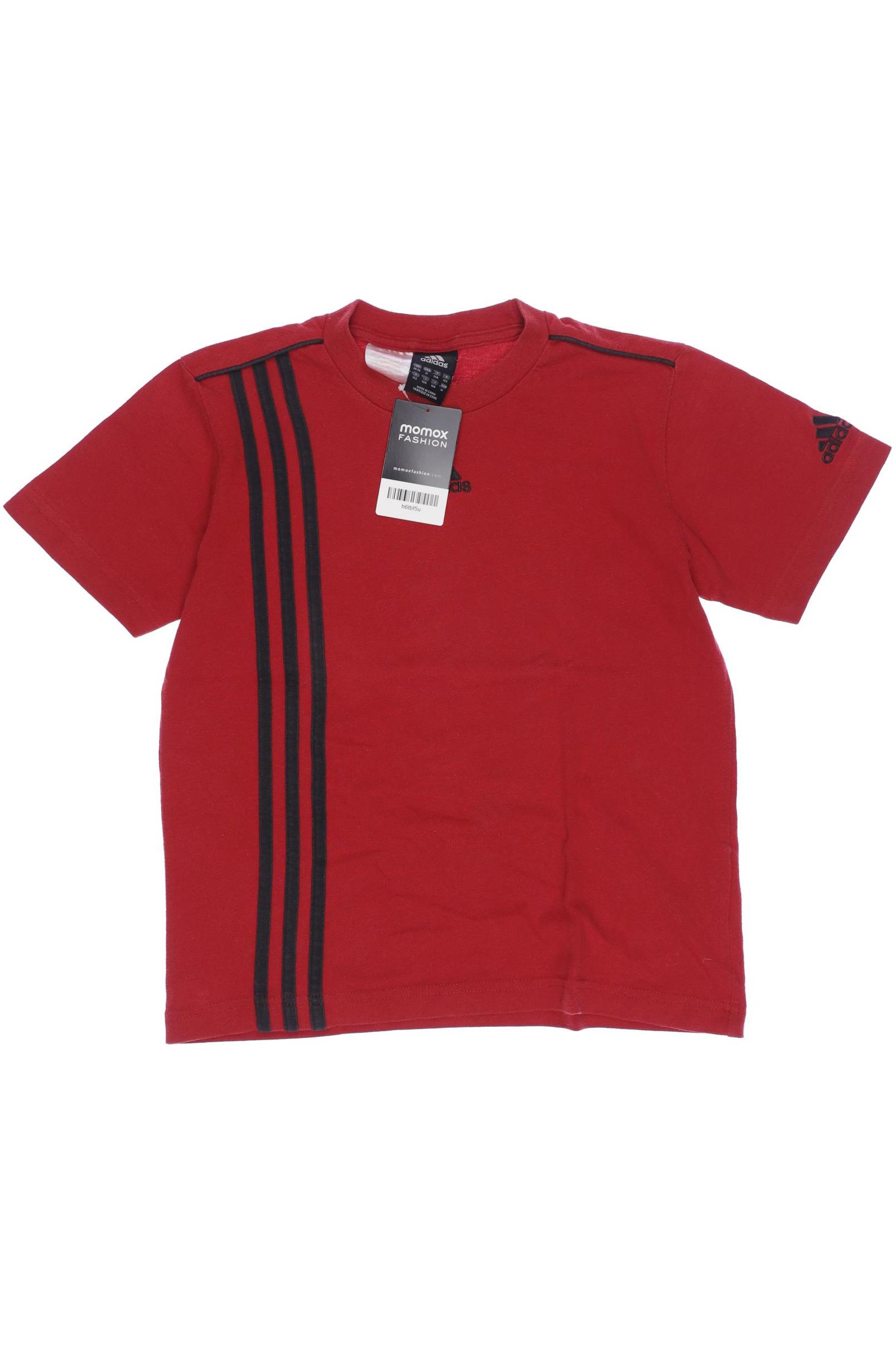 

adidas Herren T-Shirt, rot, Gr. 152