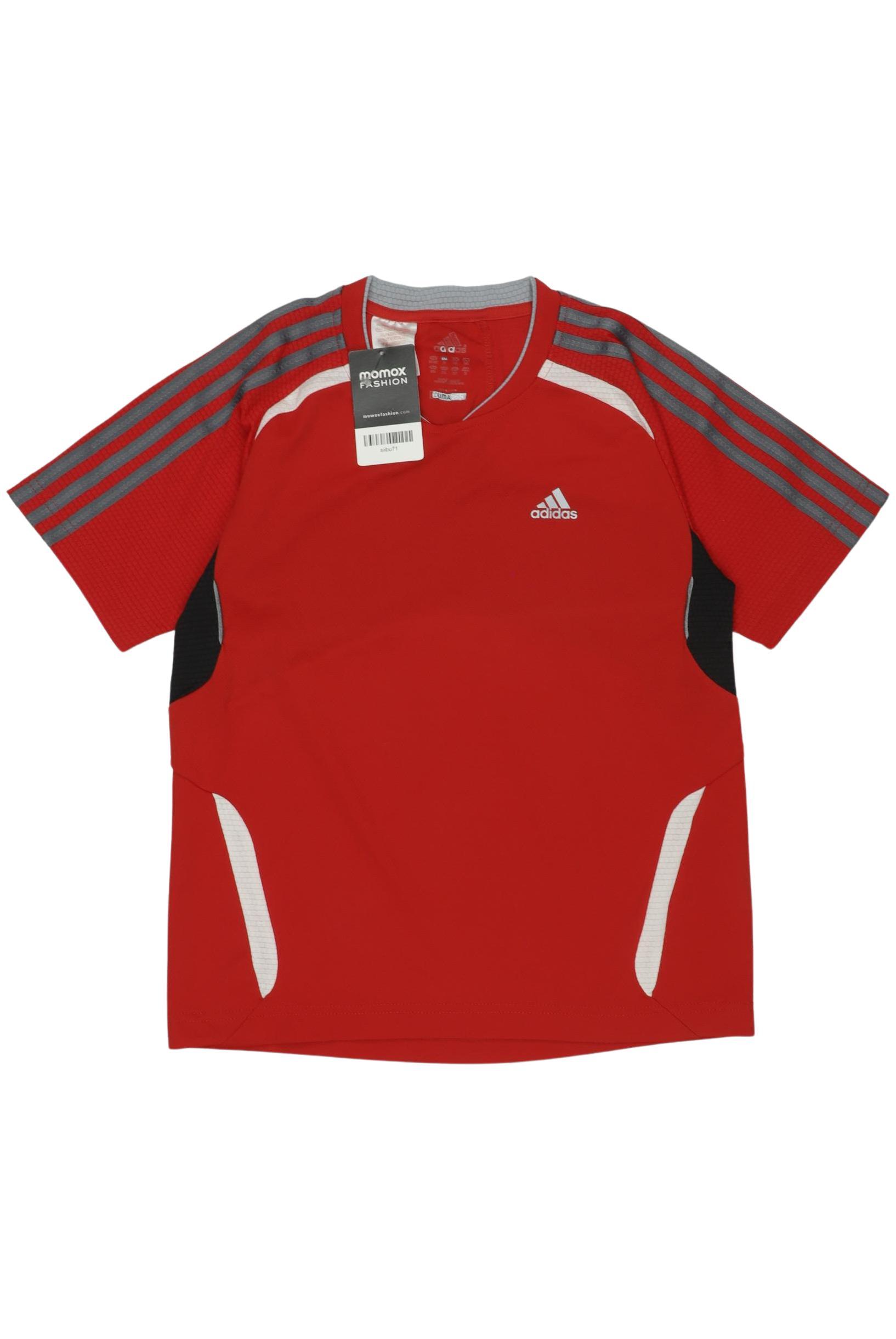 

adidas Herren T-Shirt, rot, Gr. 152