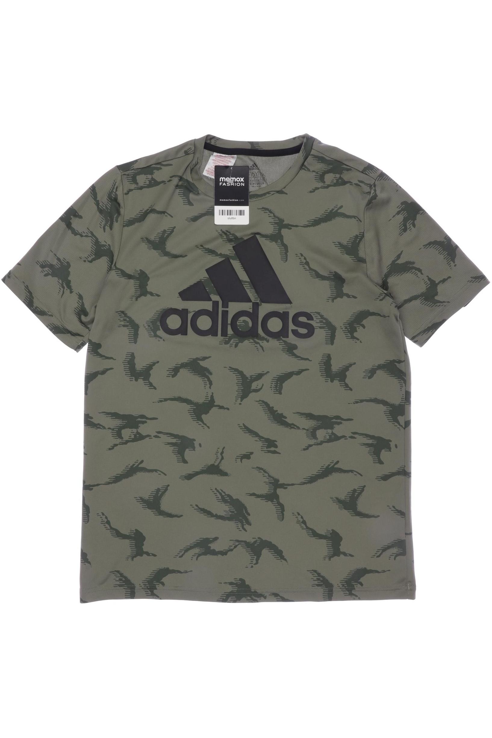 

adidas Herren T-Shirt, grün, Gr. 176