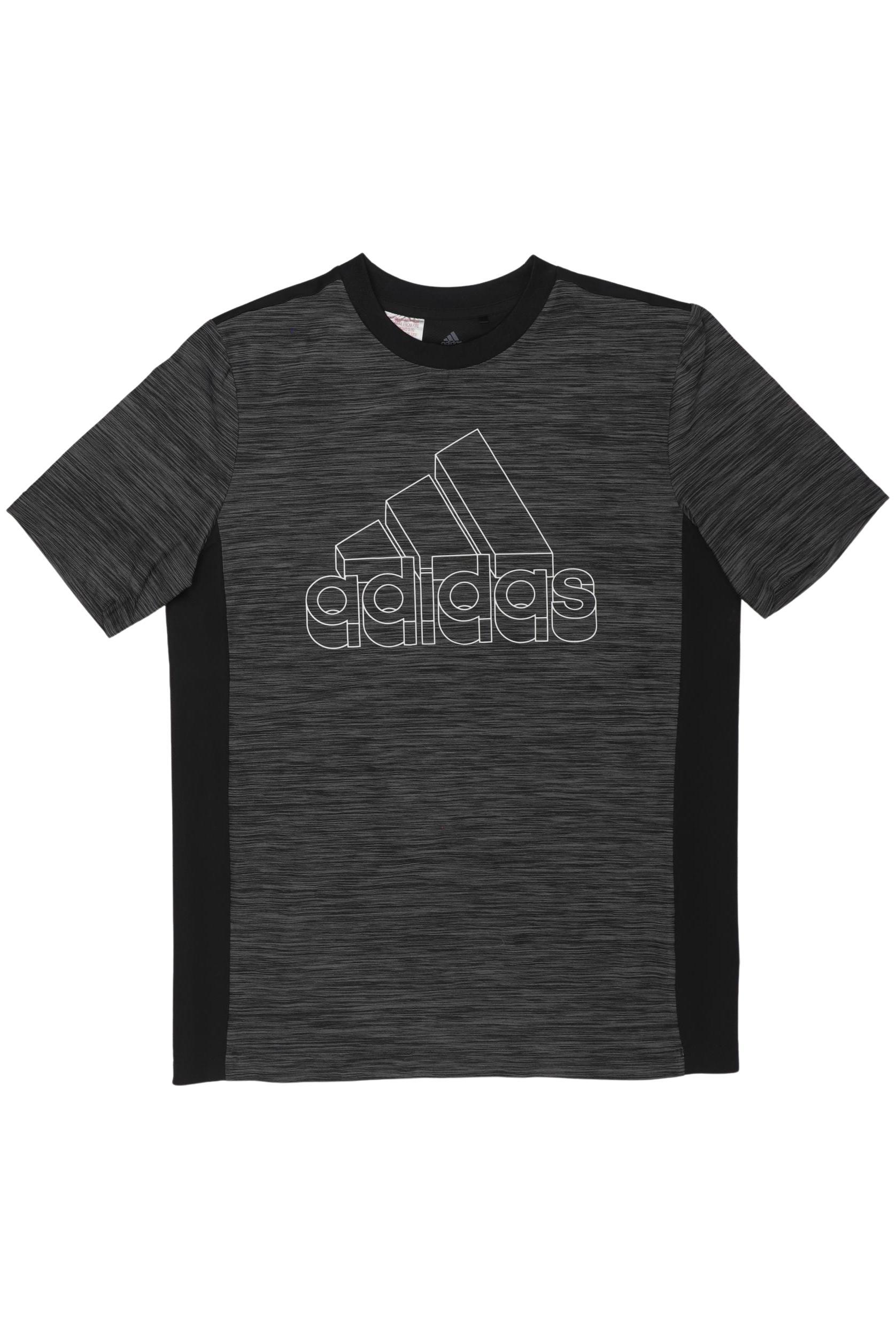 

adidas Jungen T-Shirt, grau, Gr. 164