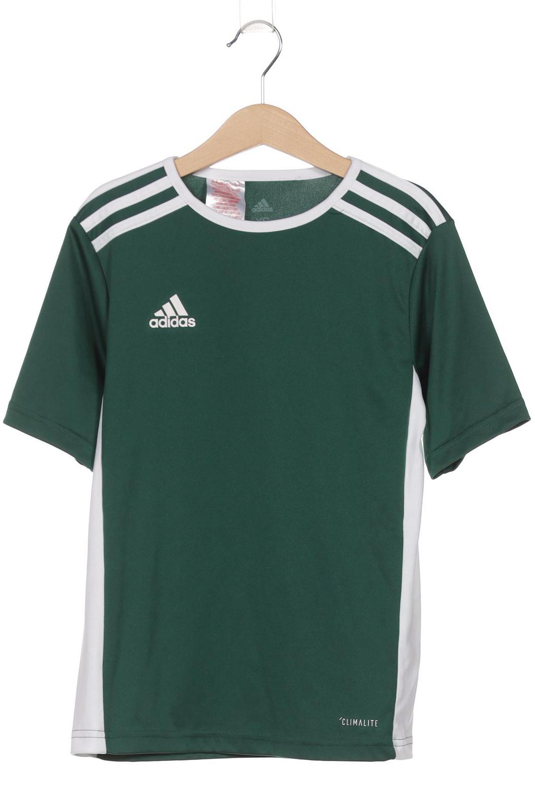 

adidas Herren T-Shirt, grün, Gr. 140