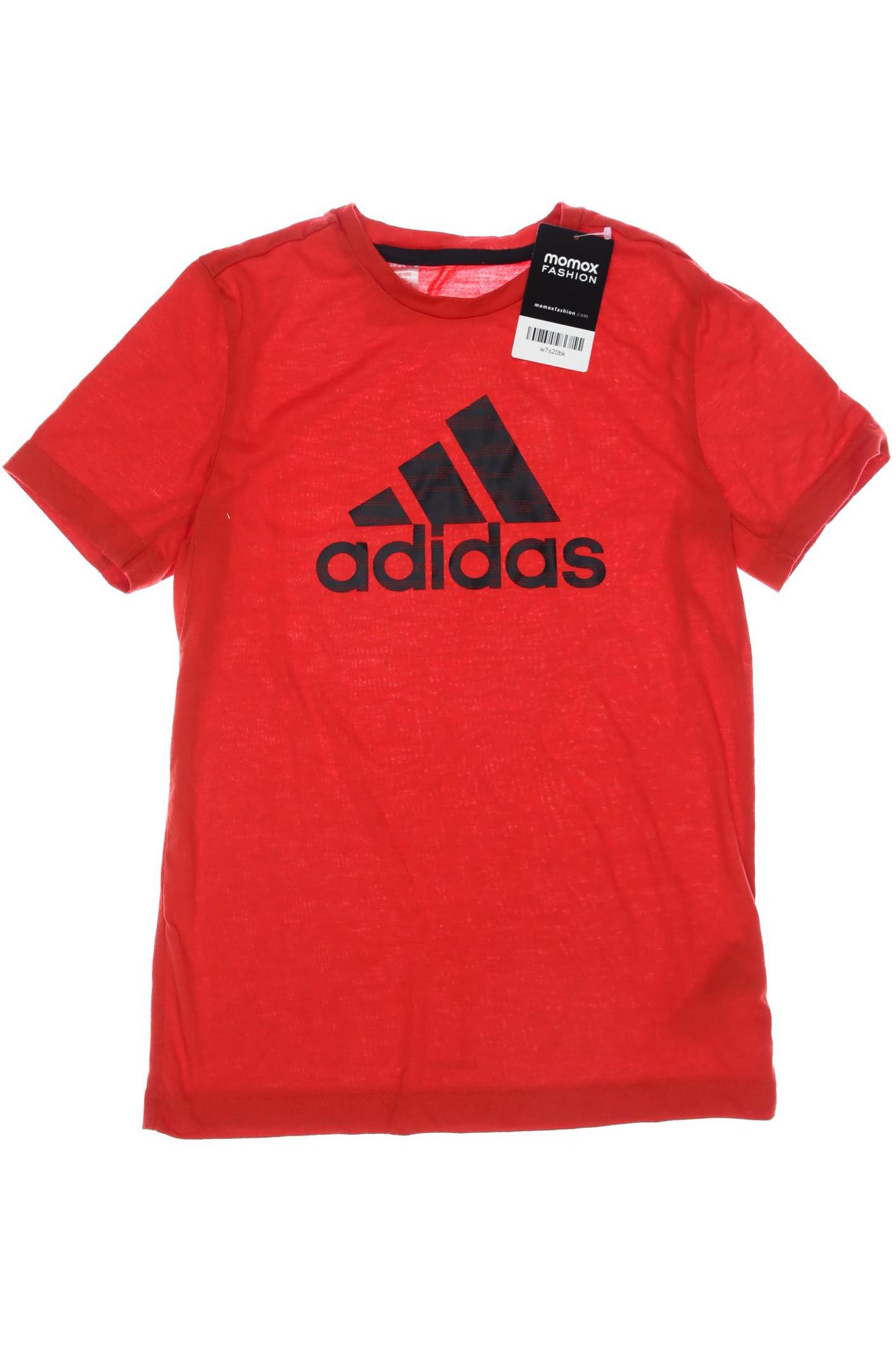 

adidas Herren T-Shirt, rot, Gr. 152