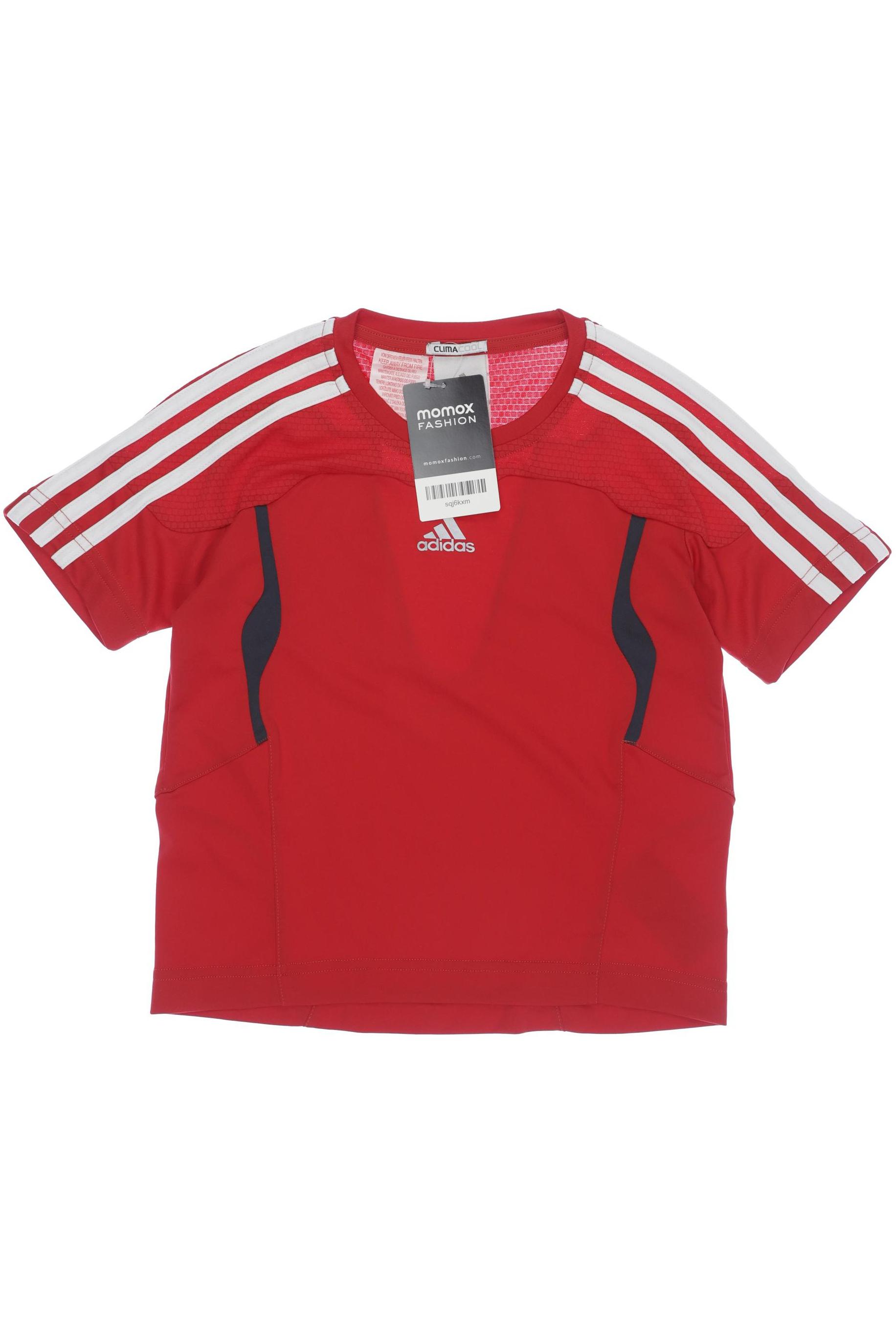 

adidas Jungen T-Shirt, rot, Gr. 116