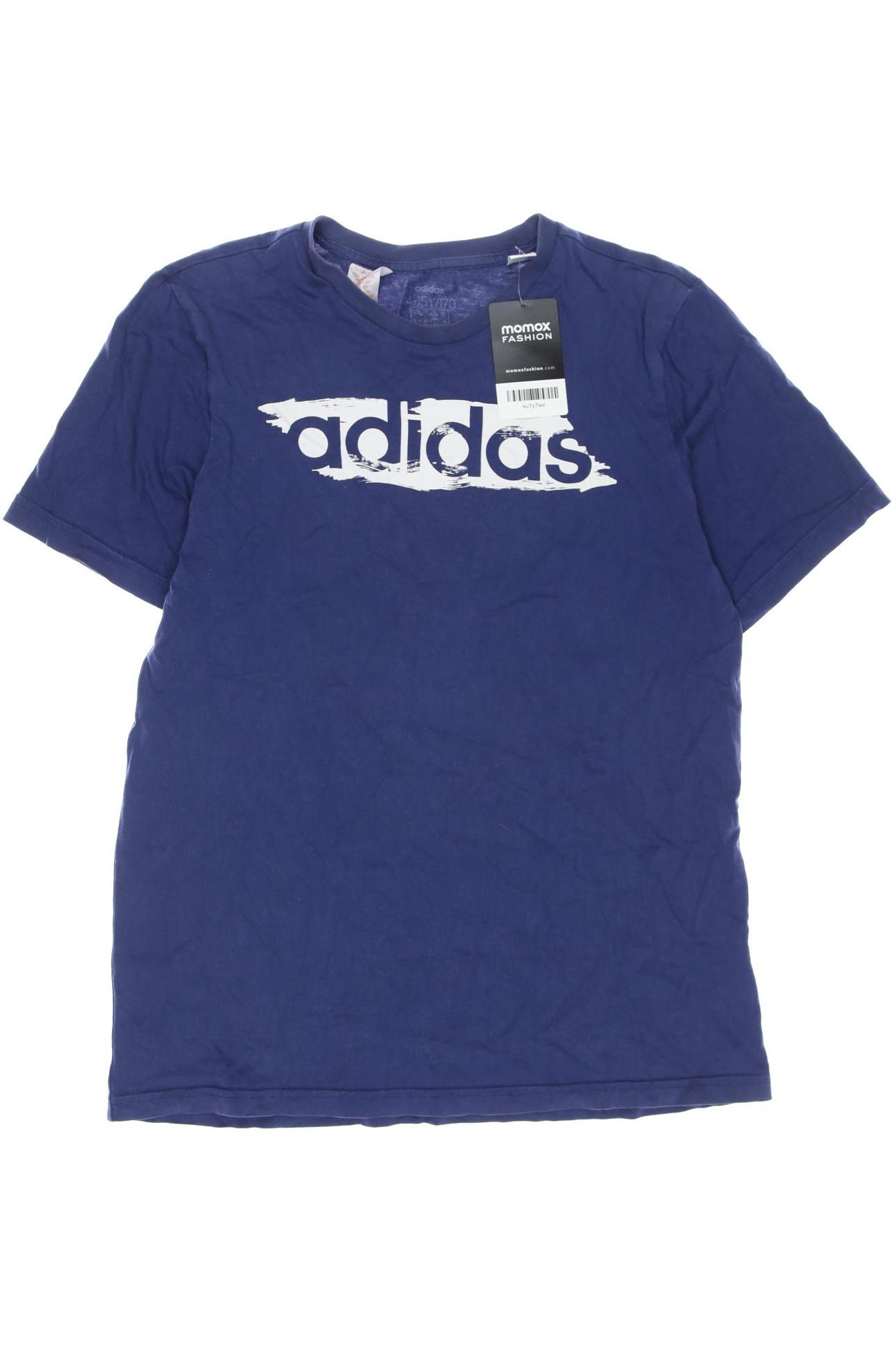

adidas Herren T-Shirt, blau, Gr. 170