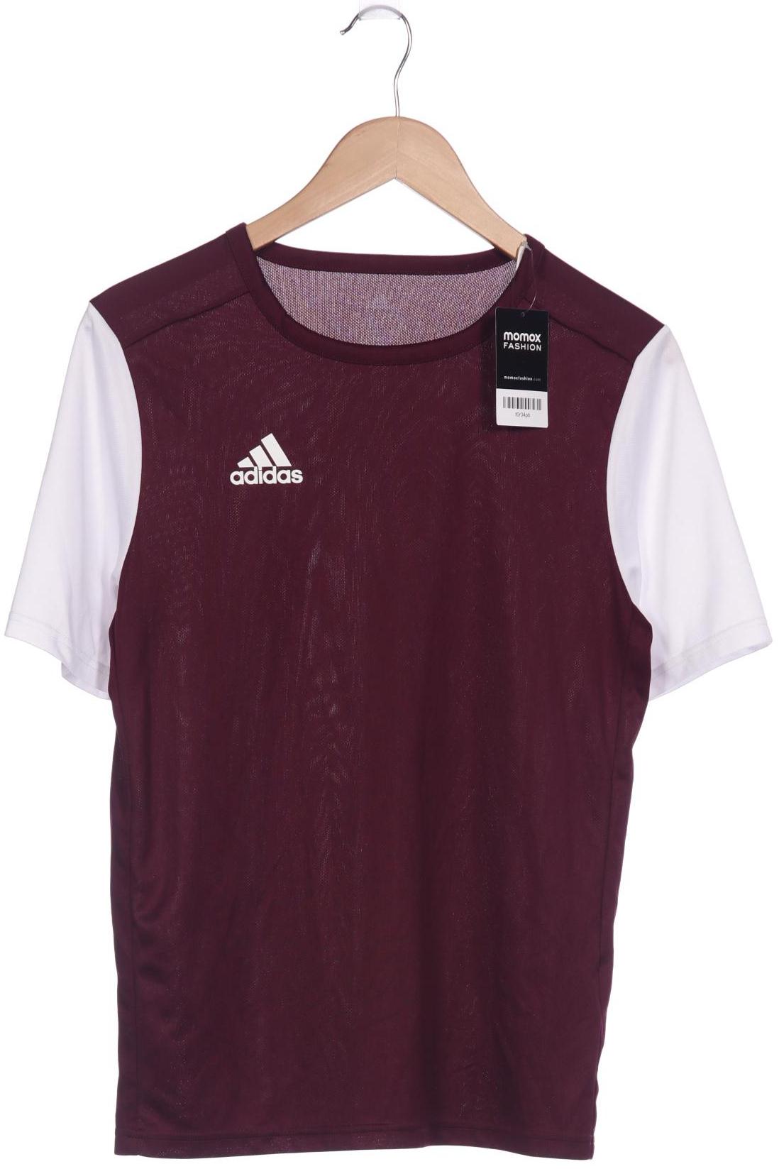 

adidas Herren T-Shirt, bordeaux, Gr. 176