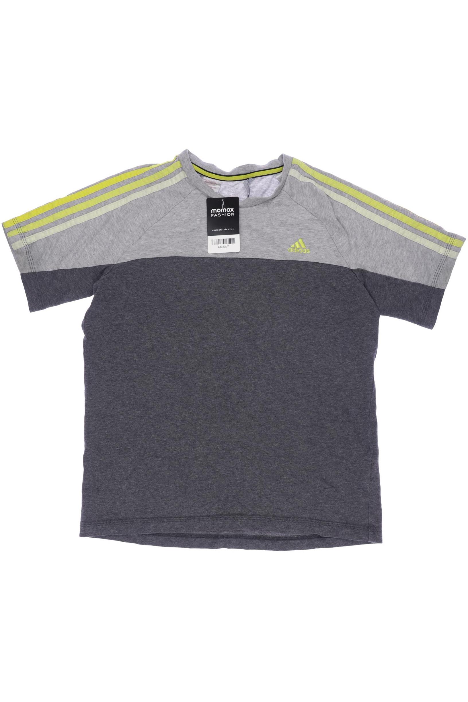 

adidas Herren T-Shirt, grau, Gr. 140
