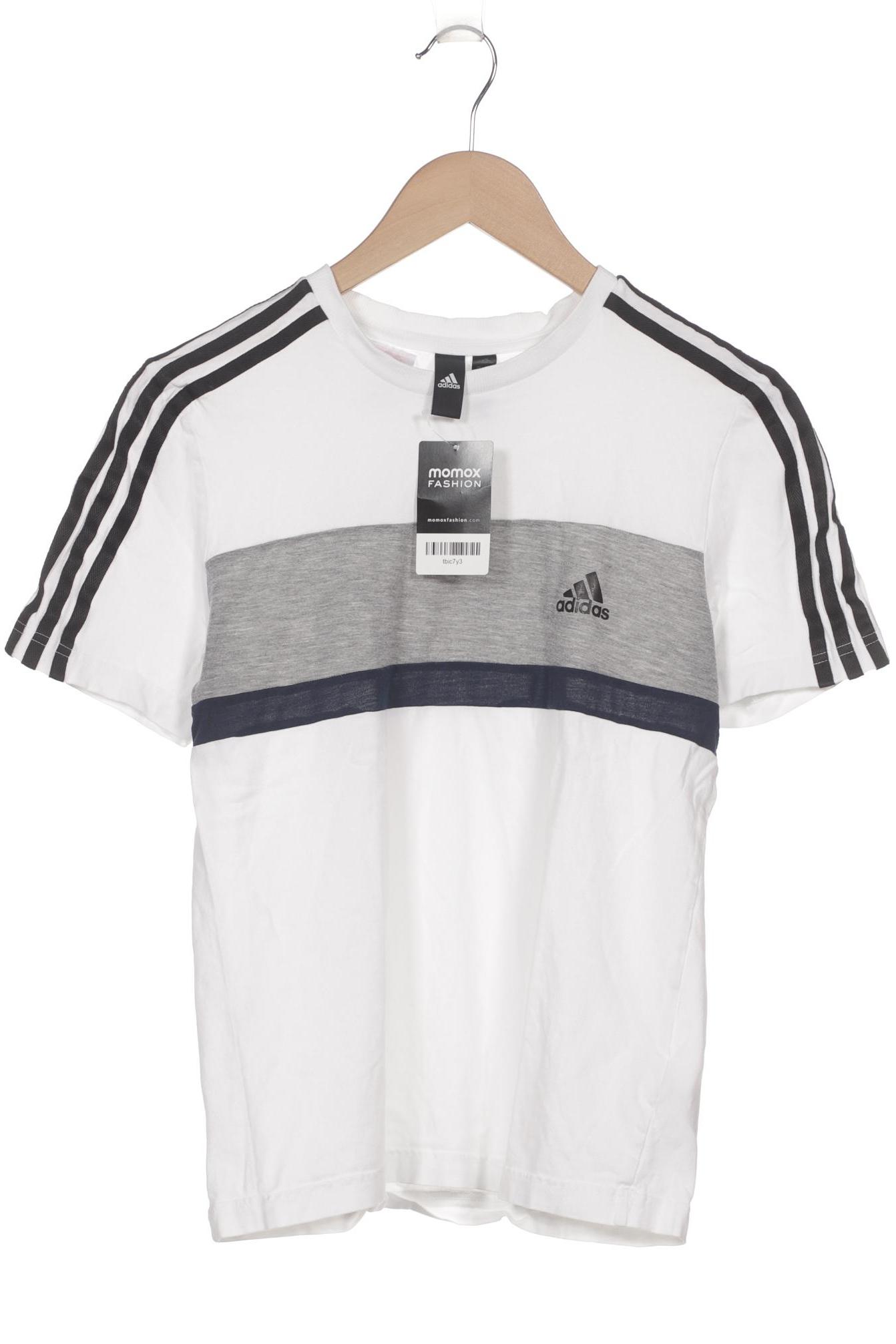 

adidas Herren T-Shirt, weiß, Gr. 164