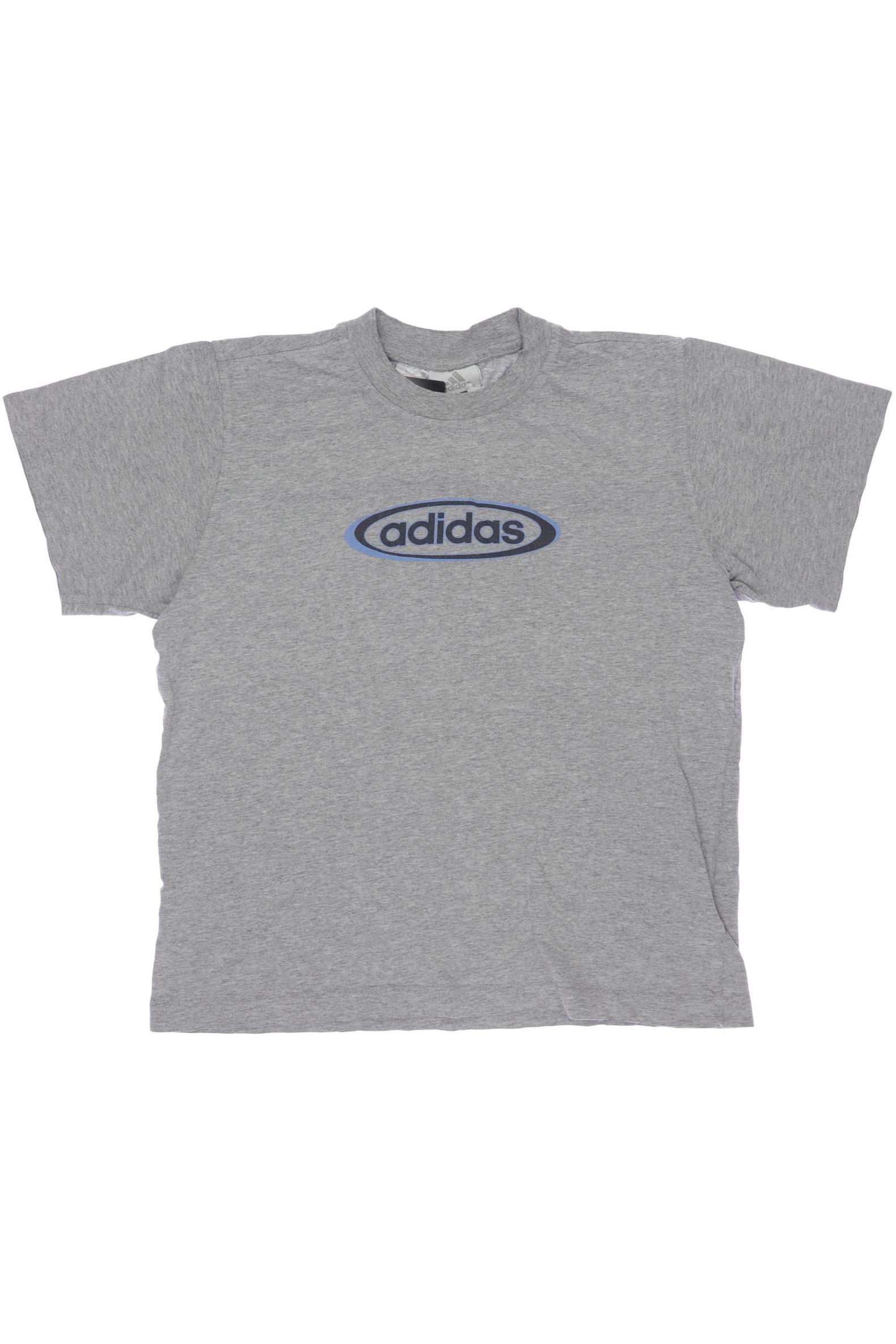 

adidas Herren T-Shirt, grau, Gr. 152