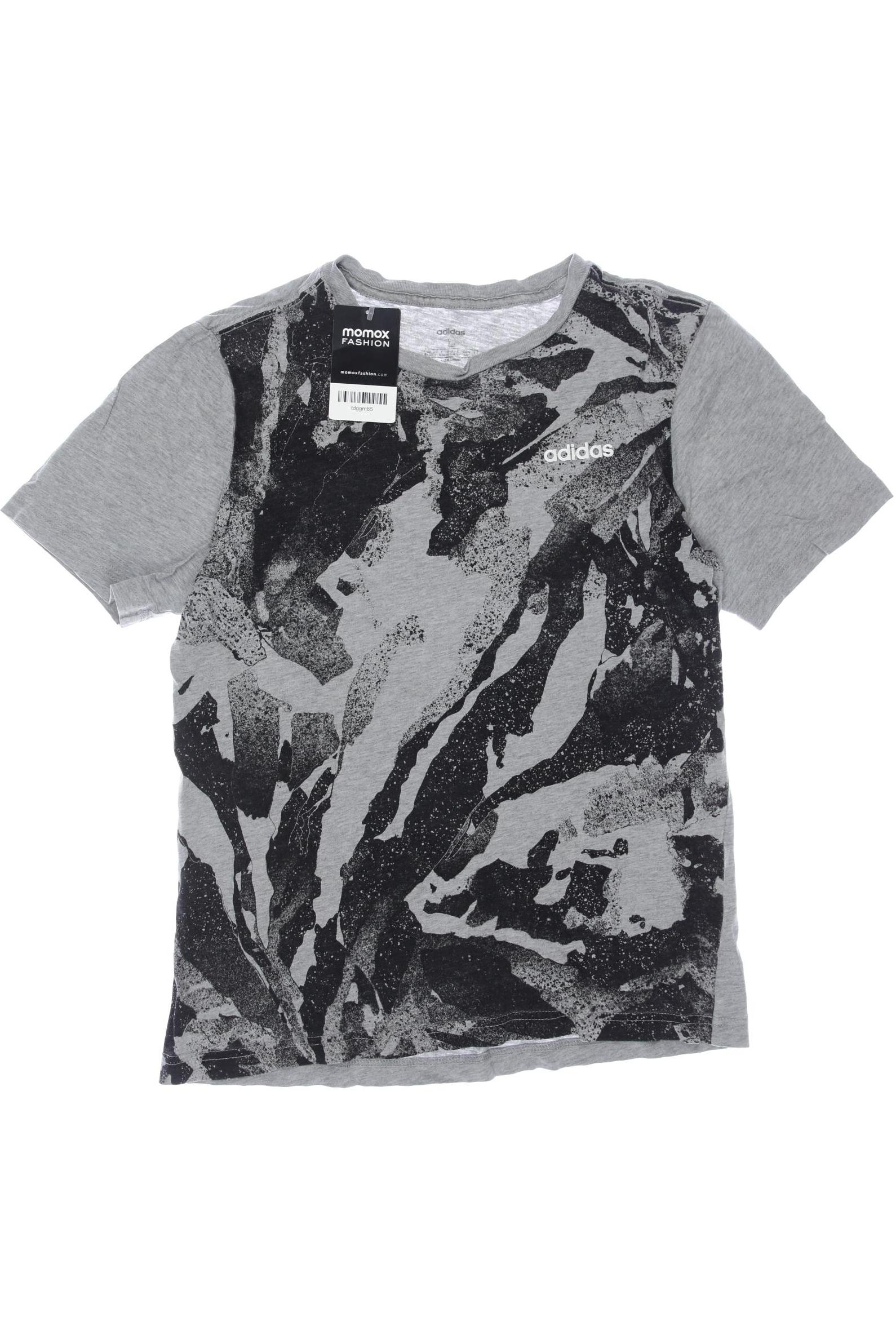

adidas Herren T-Shirt, grau, Gr. 164