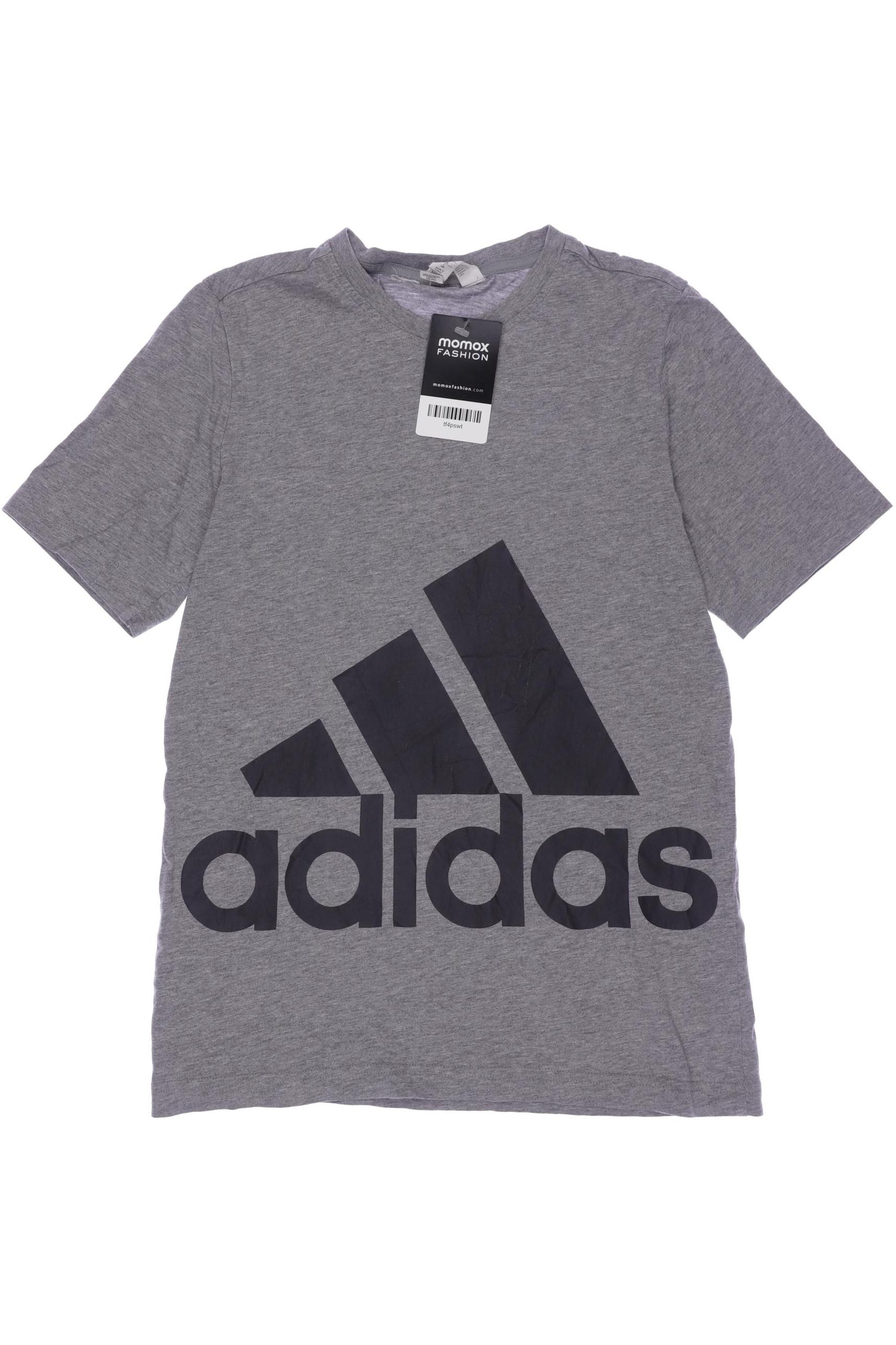 

adidas Herren T-Shirt, grau, Gr. 152