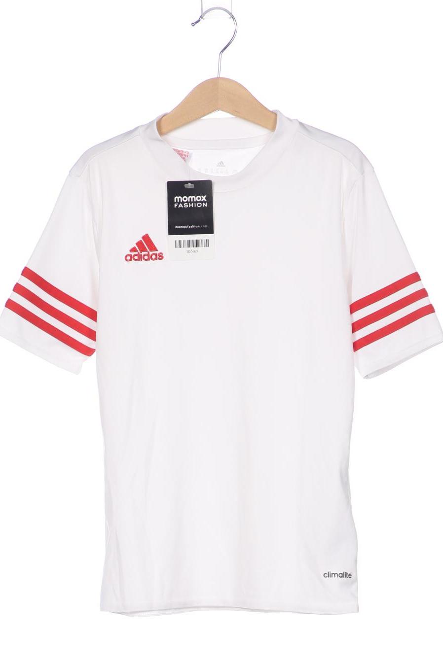 

adidas Herren T-Shirt, weiß, Gr. 140