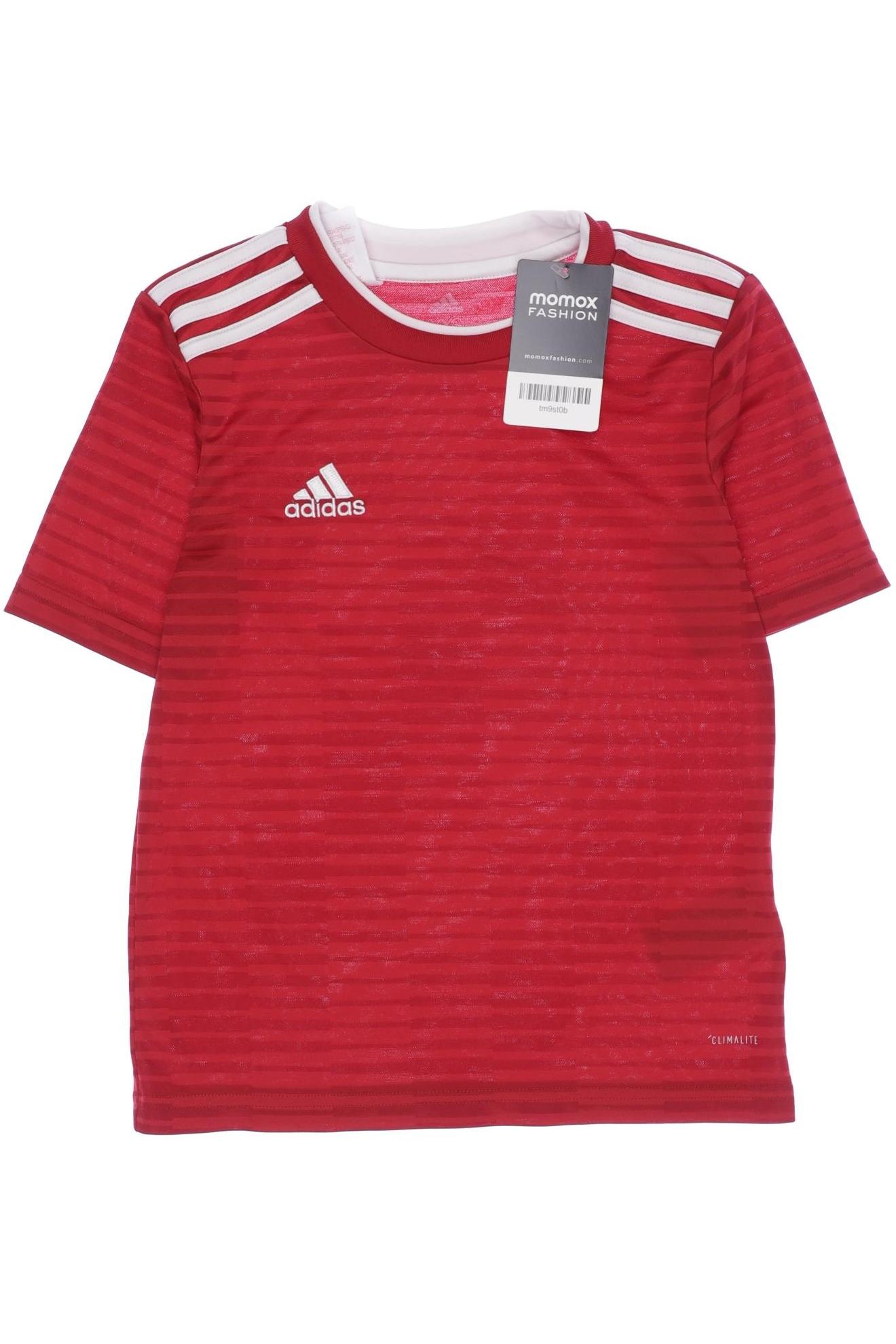 

adidas Herren T-Shirt, rot, Gr. 128