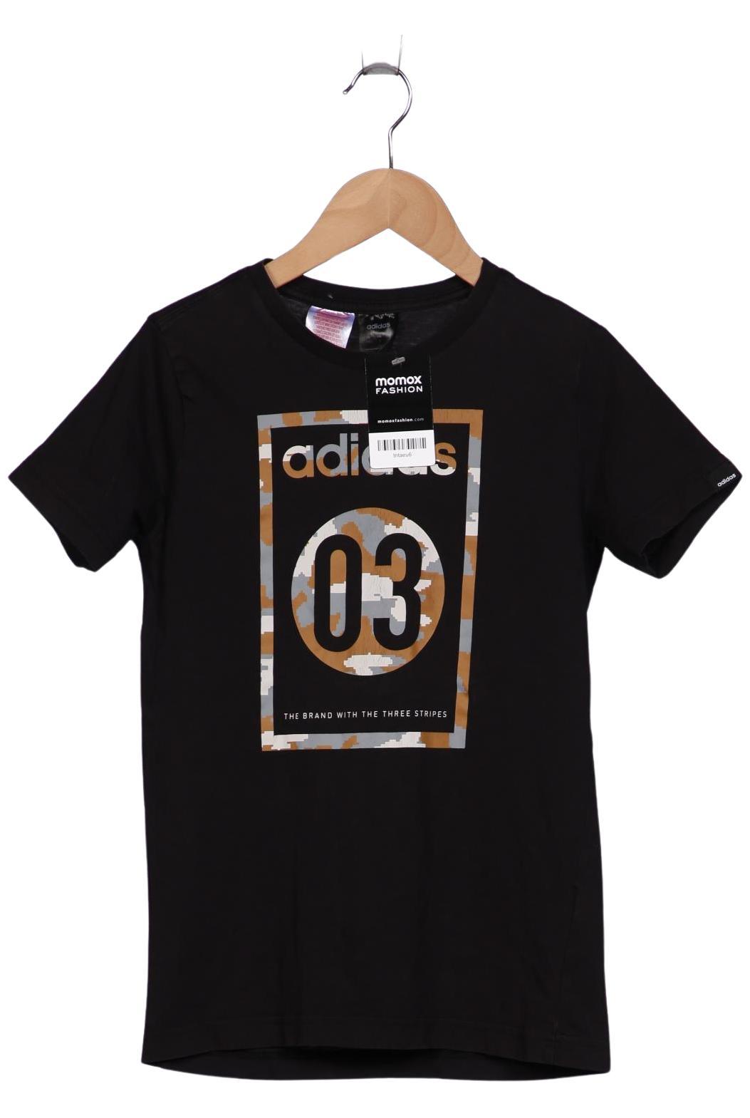 

adidas Herren T-Shirt, schwarz, Gr. 140
