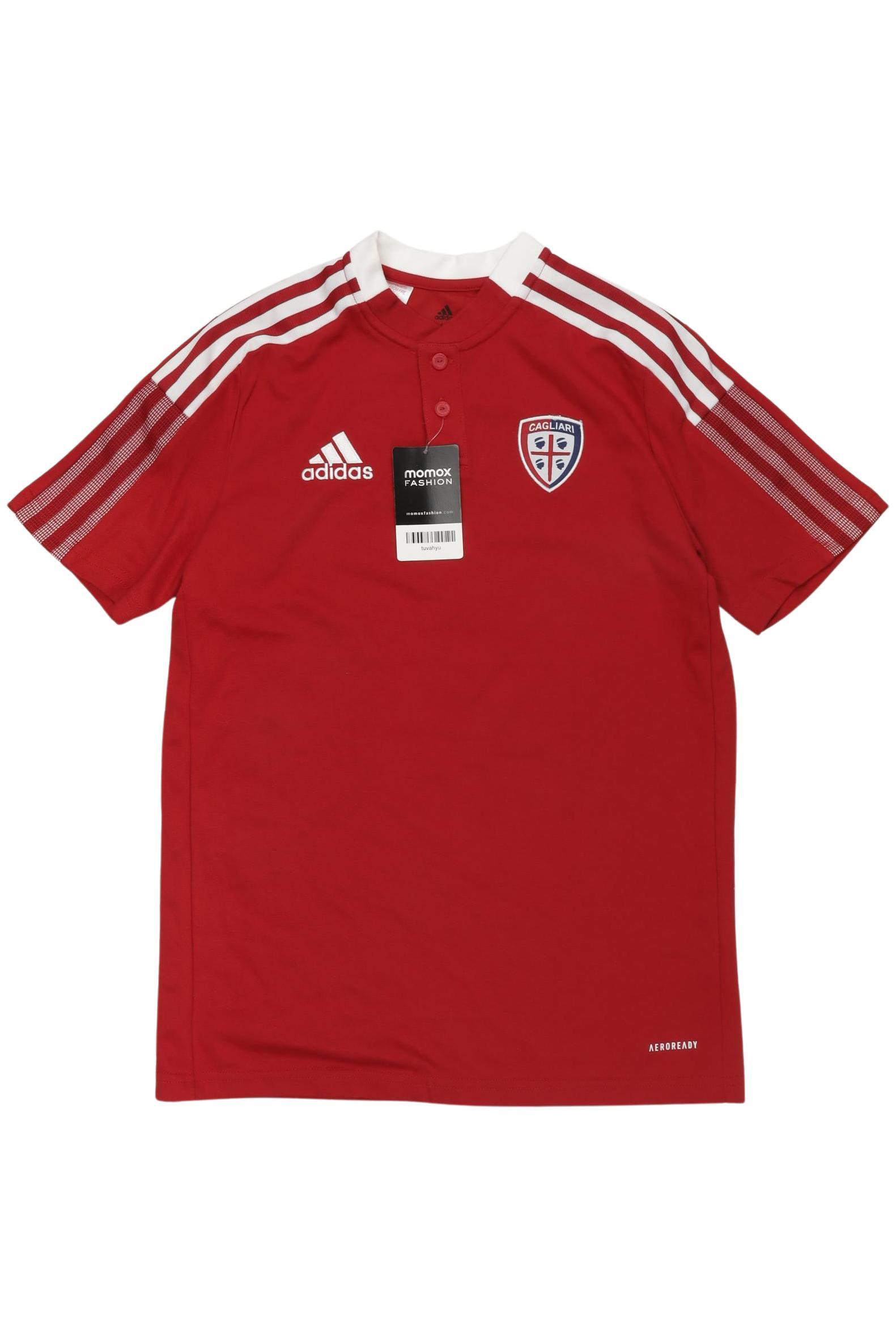 

adidas Jungen T-Shirt, rot, Gr. 164