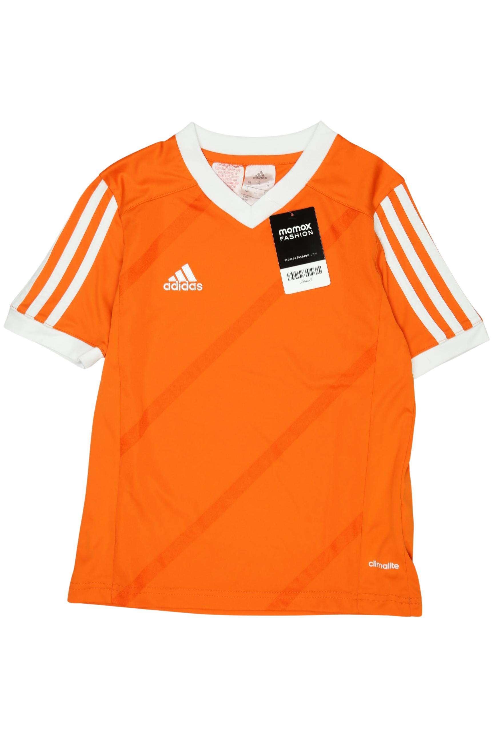 

adidas Herren T-Shirt, orange, Gr. 140