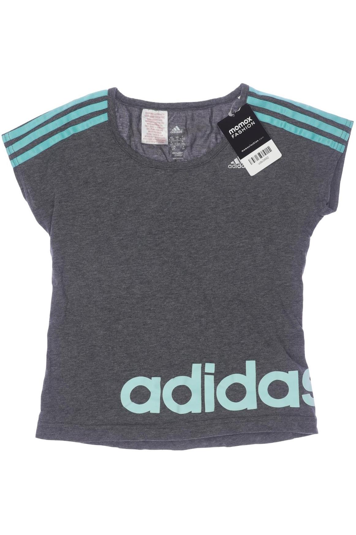 

adidas Herren T-Shirt, grau, Gr. 140