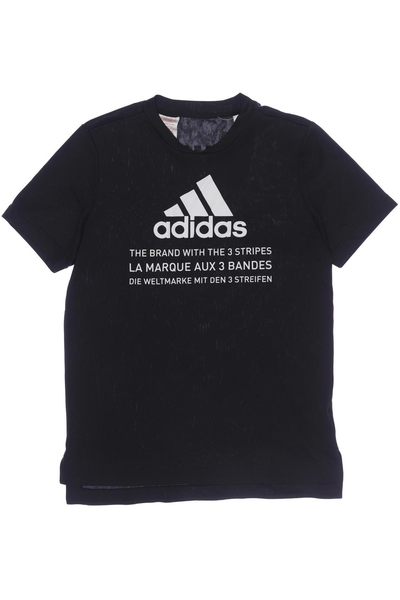 

adidas Herren T-Shirt, schwarz, Gr. 152