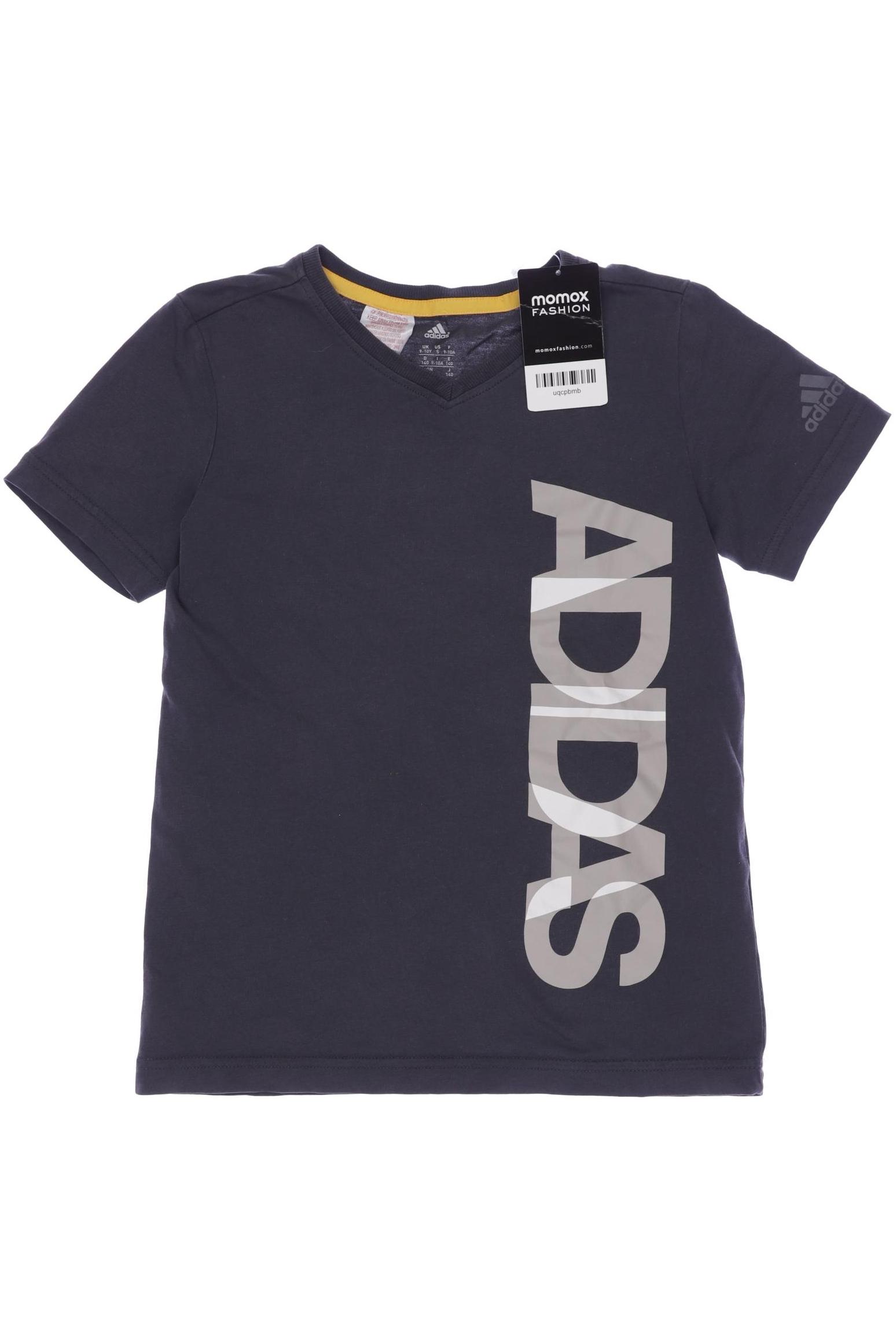 

adidas Herren T-Shirt, grau, Gr. 140