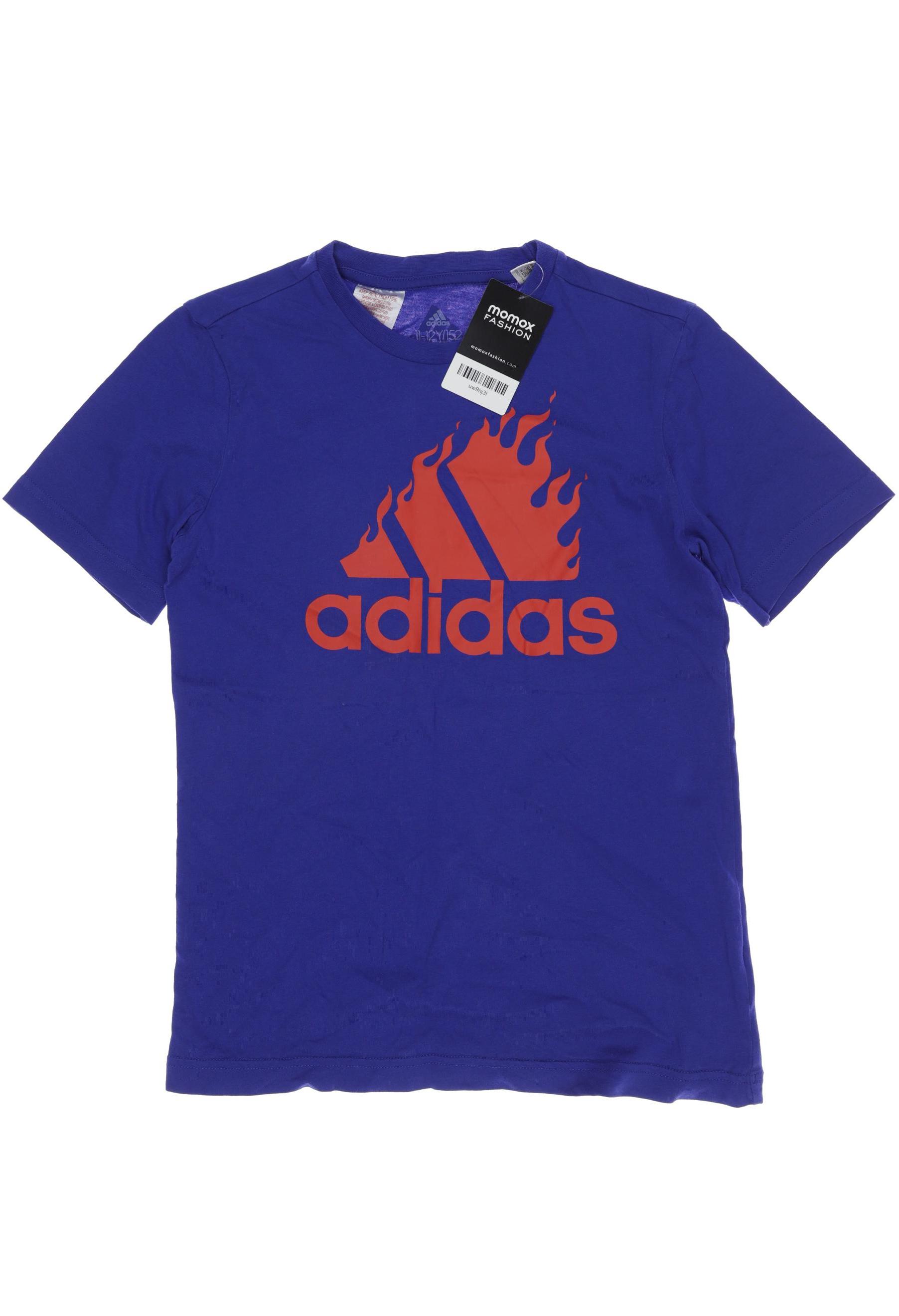 

adidas Herren T-Shirt, blau, Gr. 152