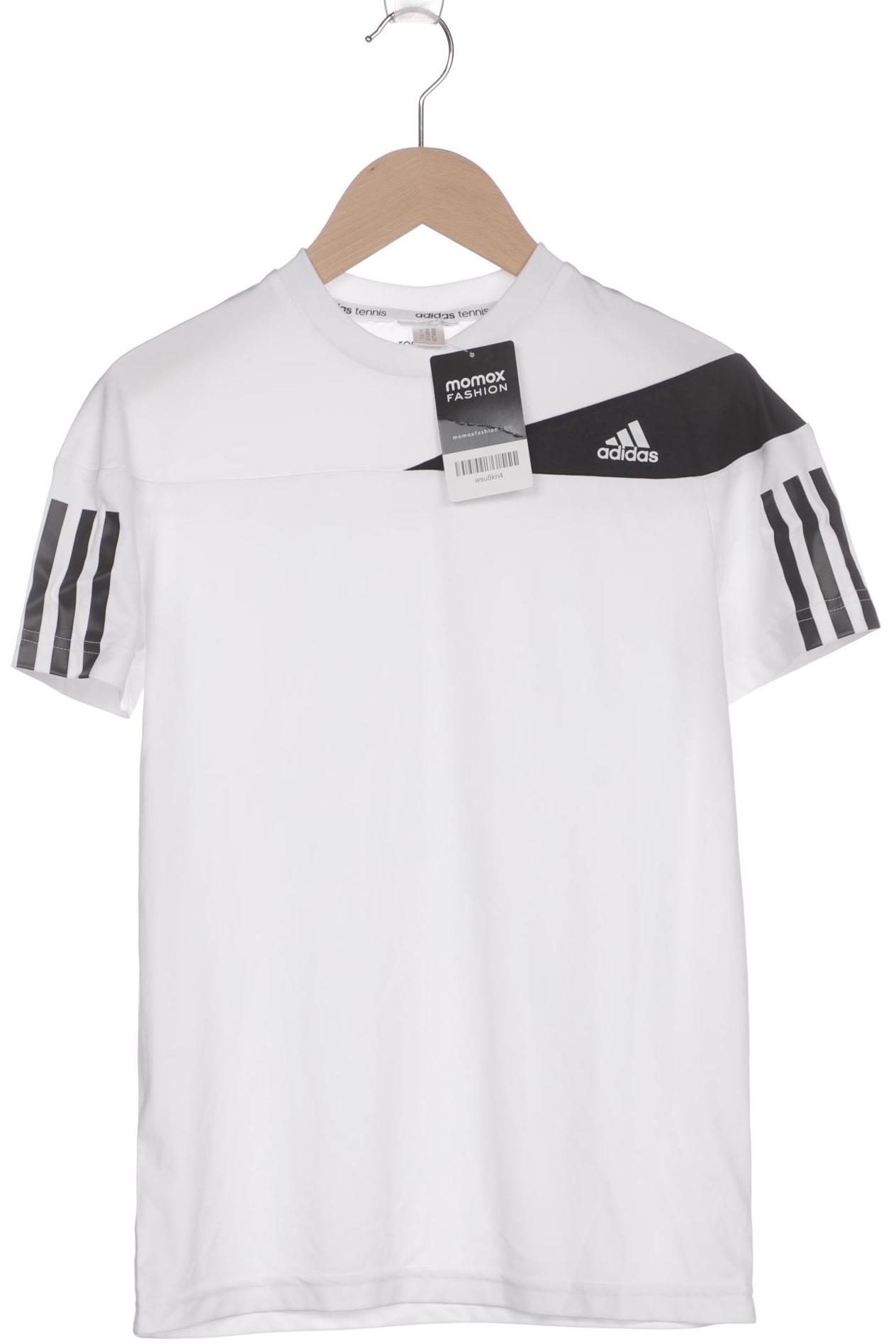 

adidas Jungen T-Shirt, weiß, Gr. 164