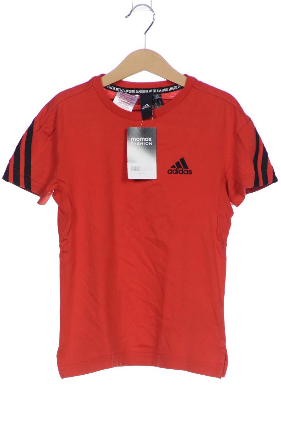 

adidas Herren T-Shirt, rot, Gr. 128