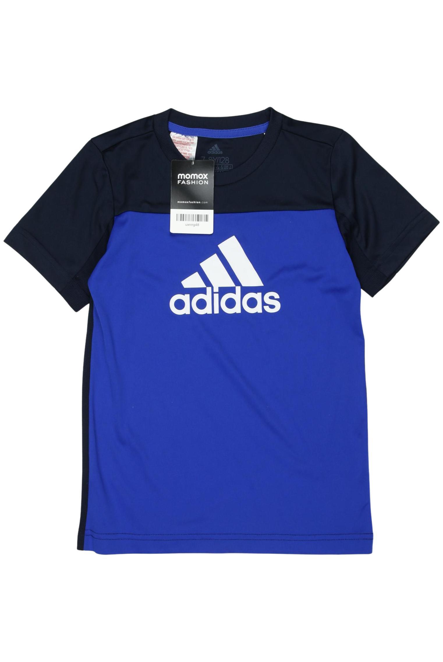 

adidas Herren T-Shirt, blau, Gr. 128