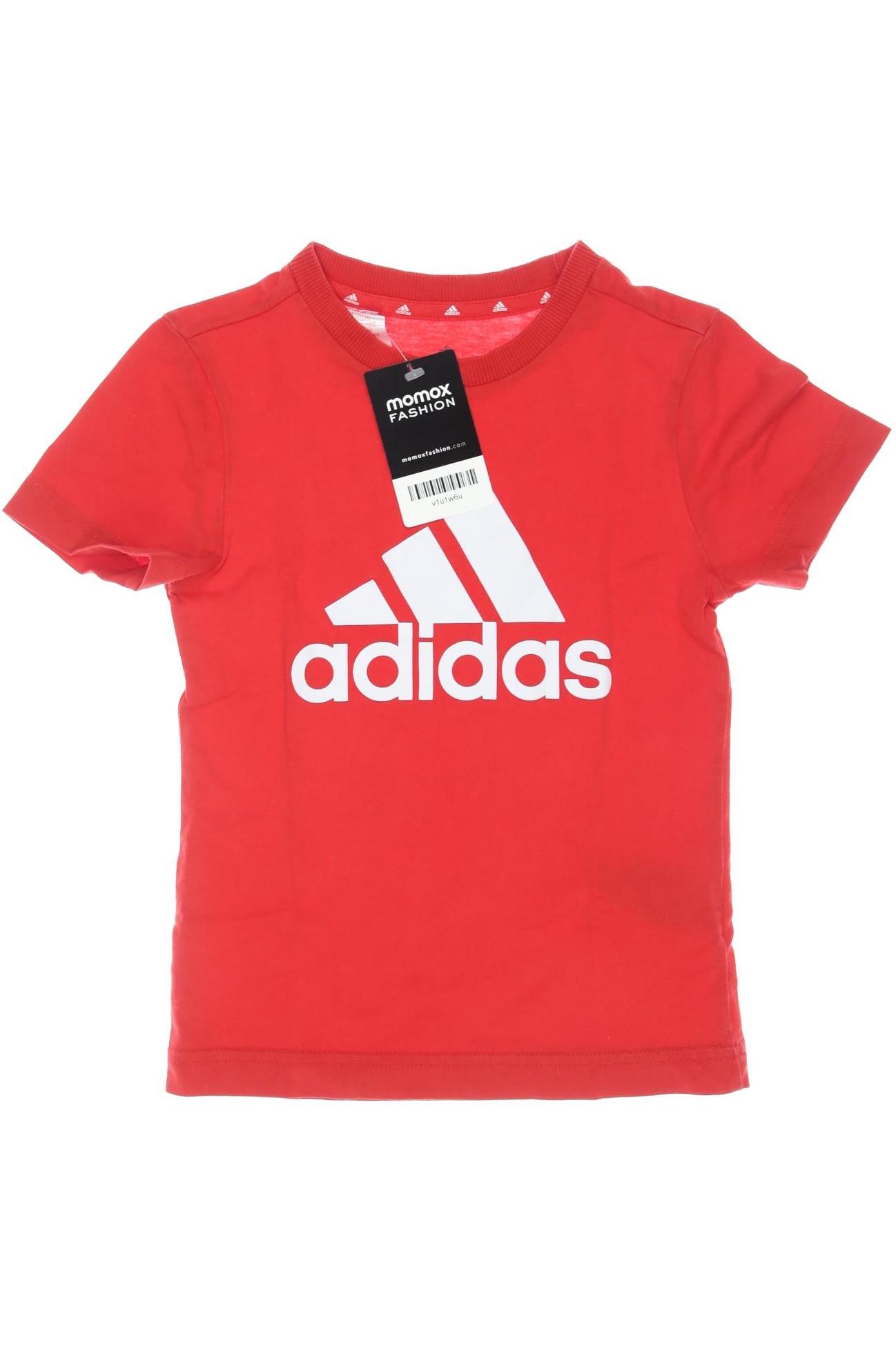 

adidas Herren T-Shirt, rot, Gr. 116
