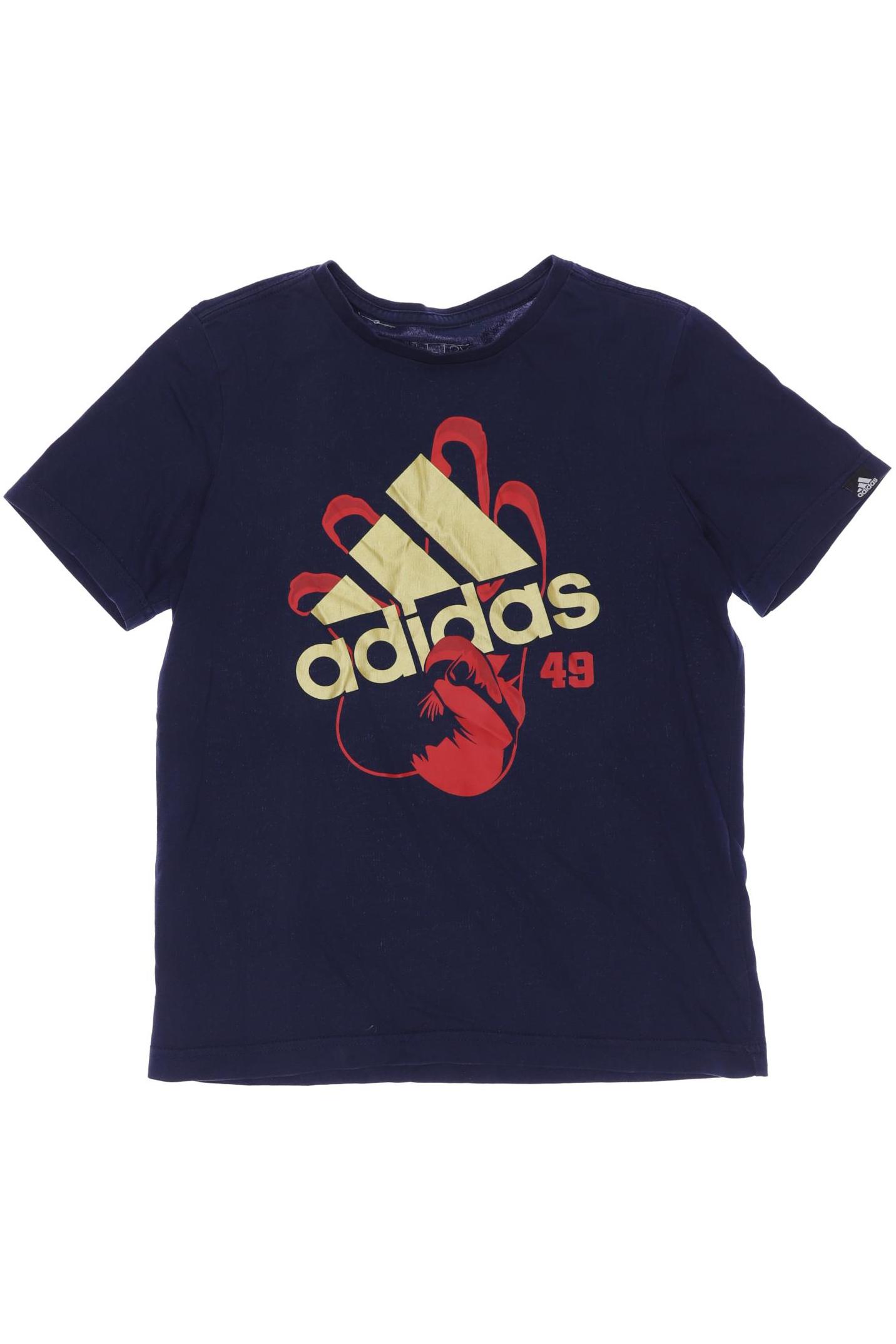 

adidas Herren T-Shirt, marineblau, Gr. 152
