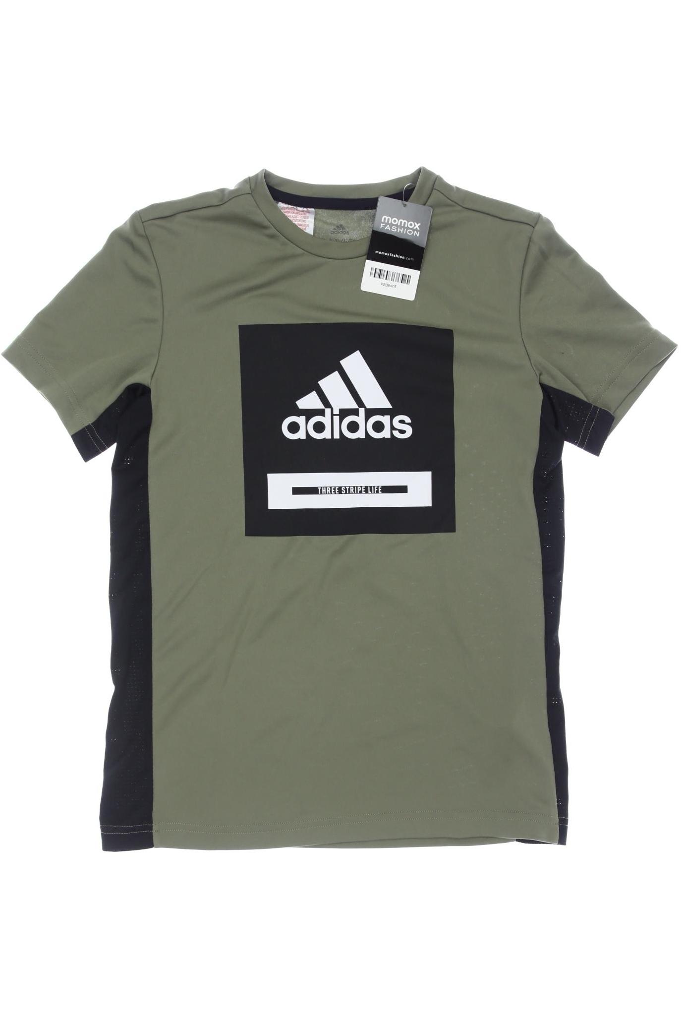 

adidas Herren T-Shirt, grün, Gr. 152