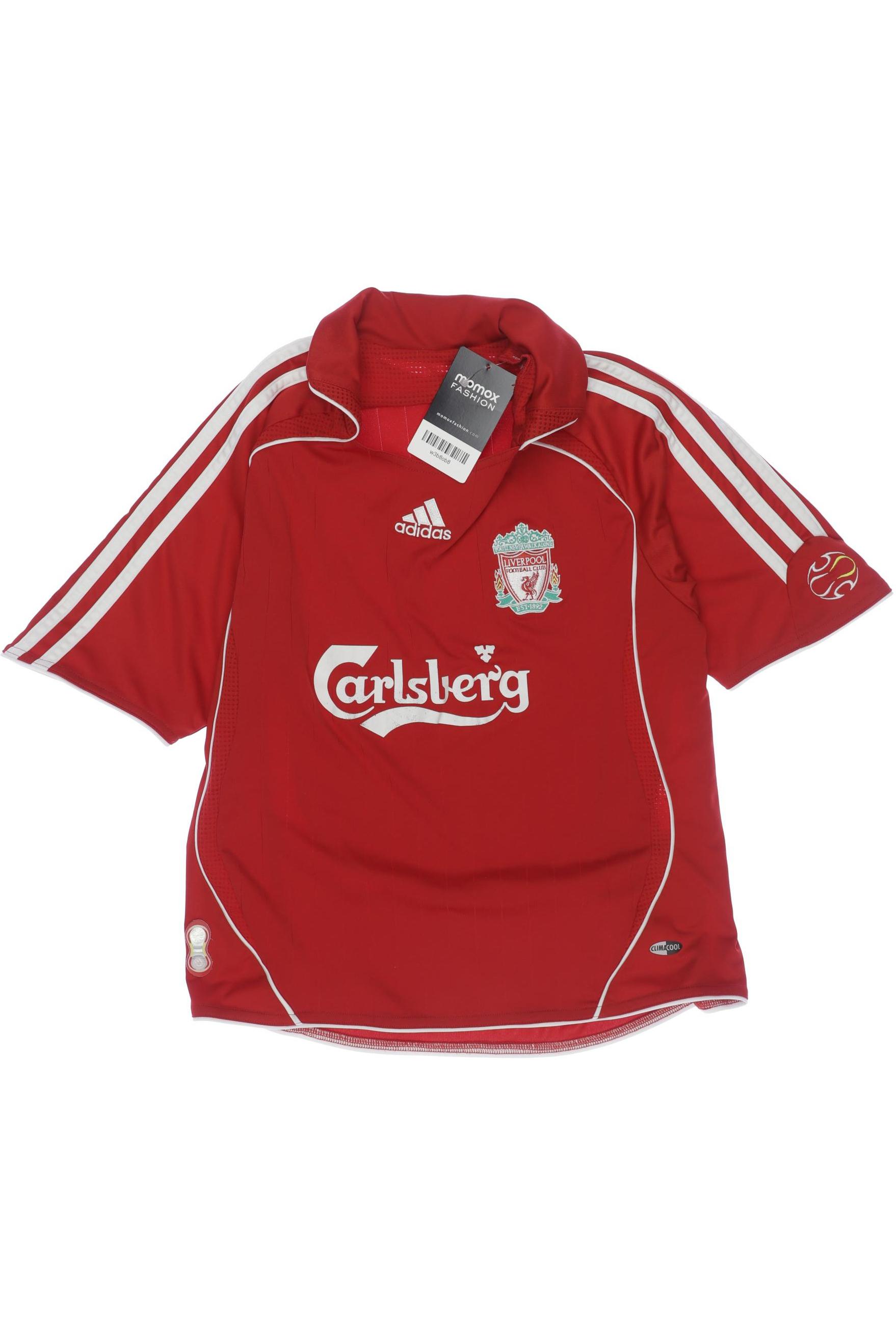 

adidas Herren T-Shirt, rot, Gr. 128