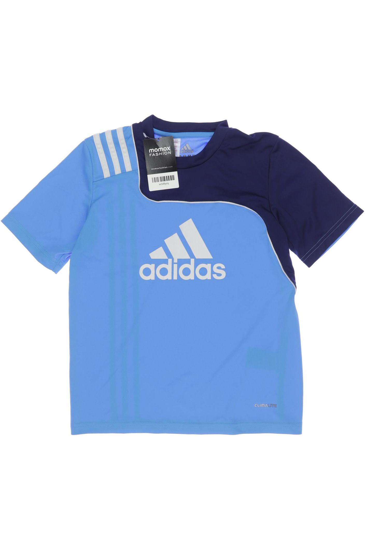 

adidas Herren T-Shirt, blau, Gr. 140