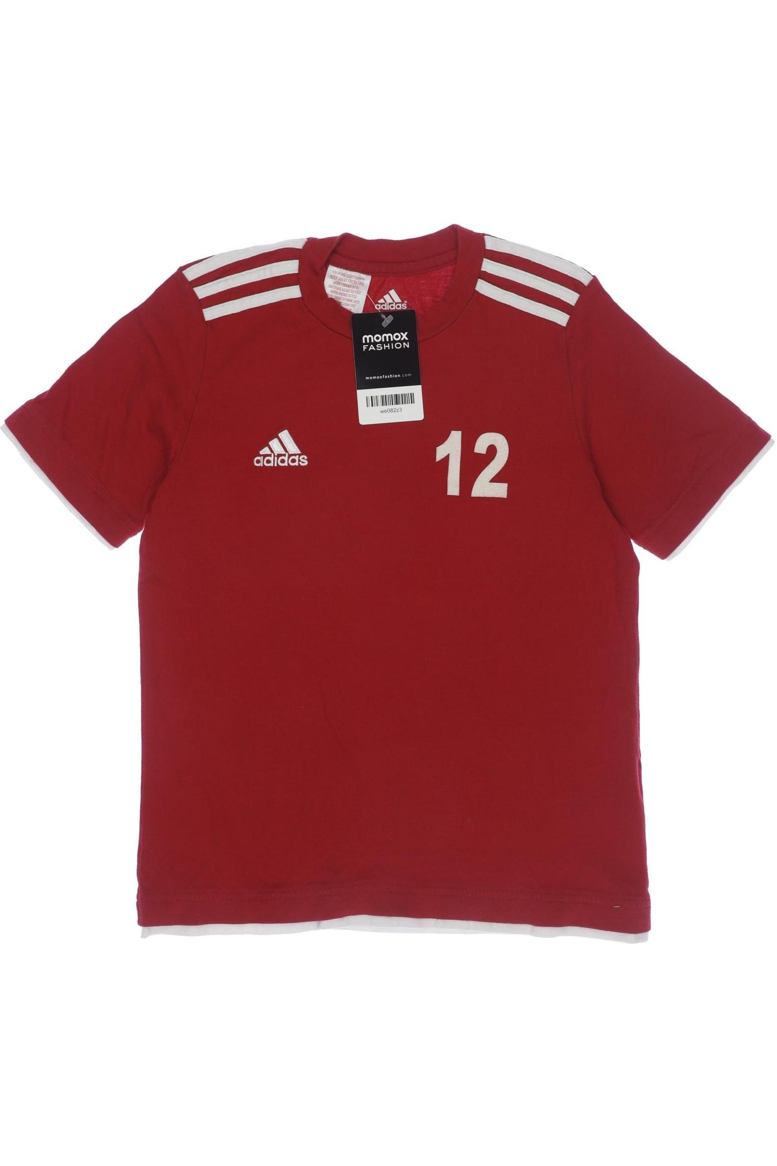 

adidas Herren T-Shirt, rot, Gr. 140