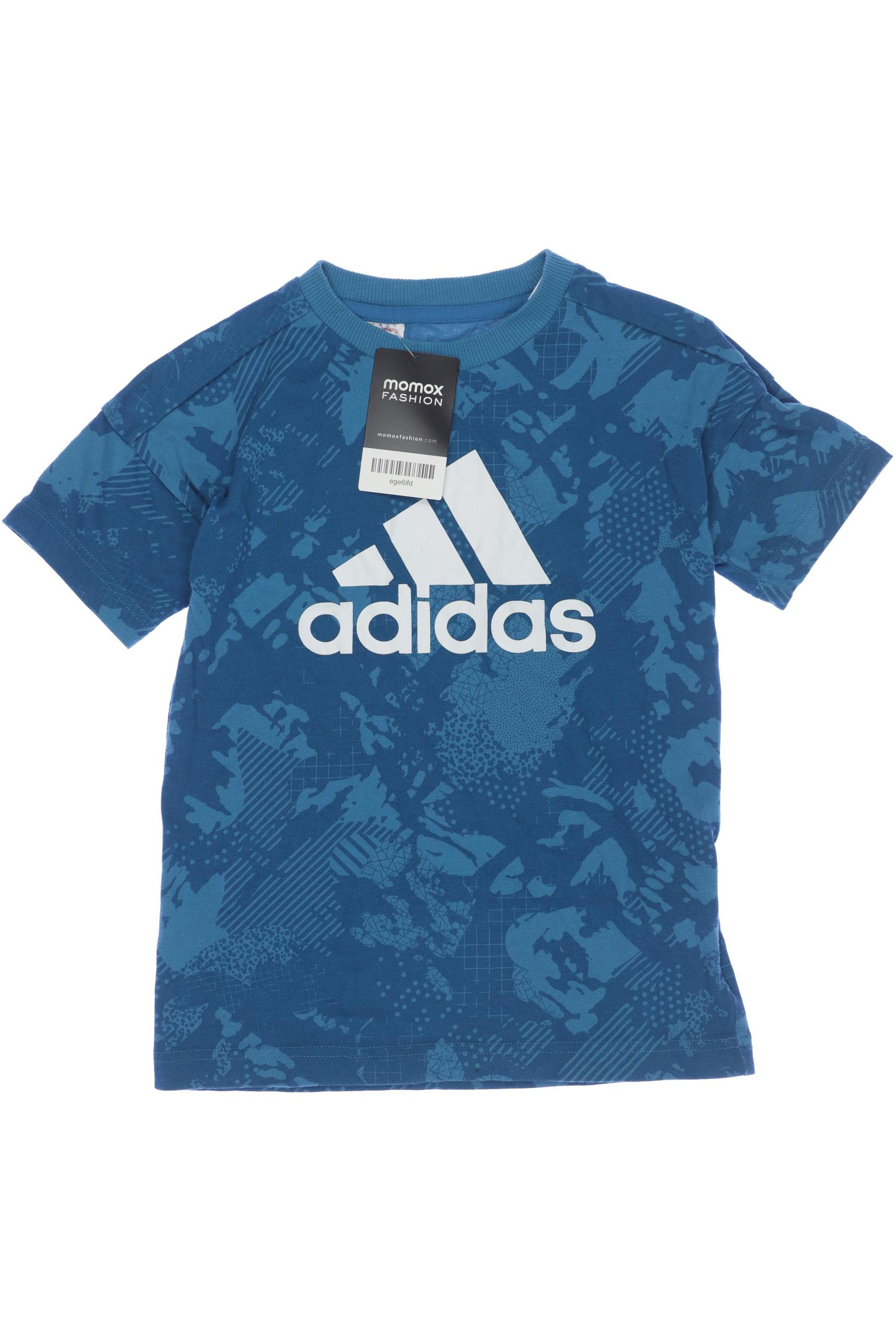 

adidas Herren T-Shirt, blau, Gr. 128