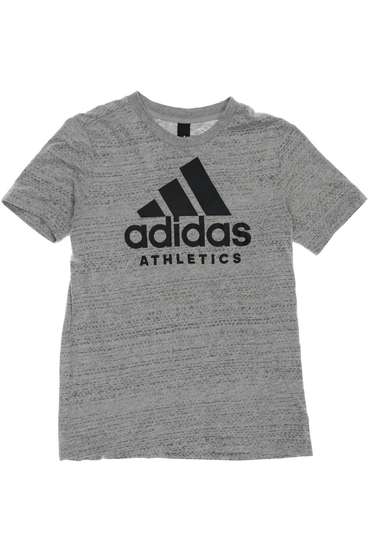 

adidas Herren T-Shirt, grau, Gr. 152