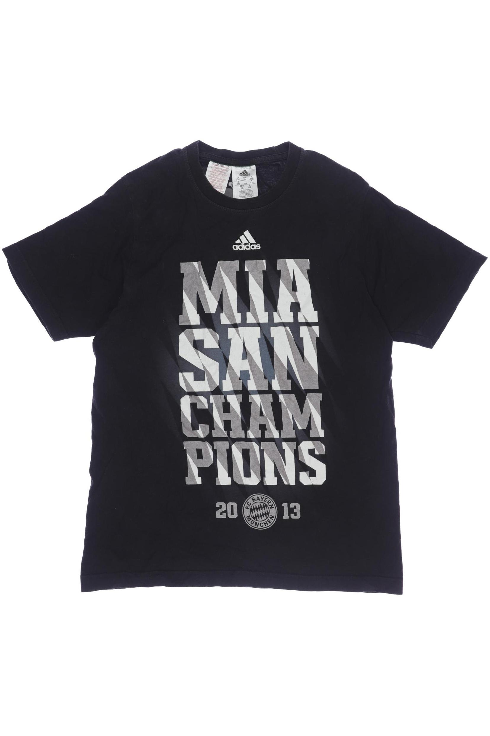 

adidas Herren T-Shirt, schwarz, Gr. 176