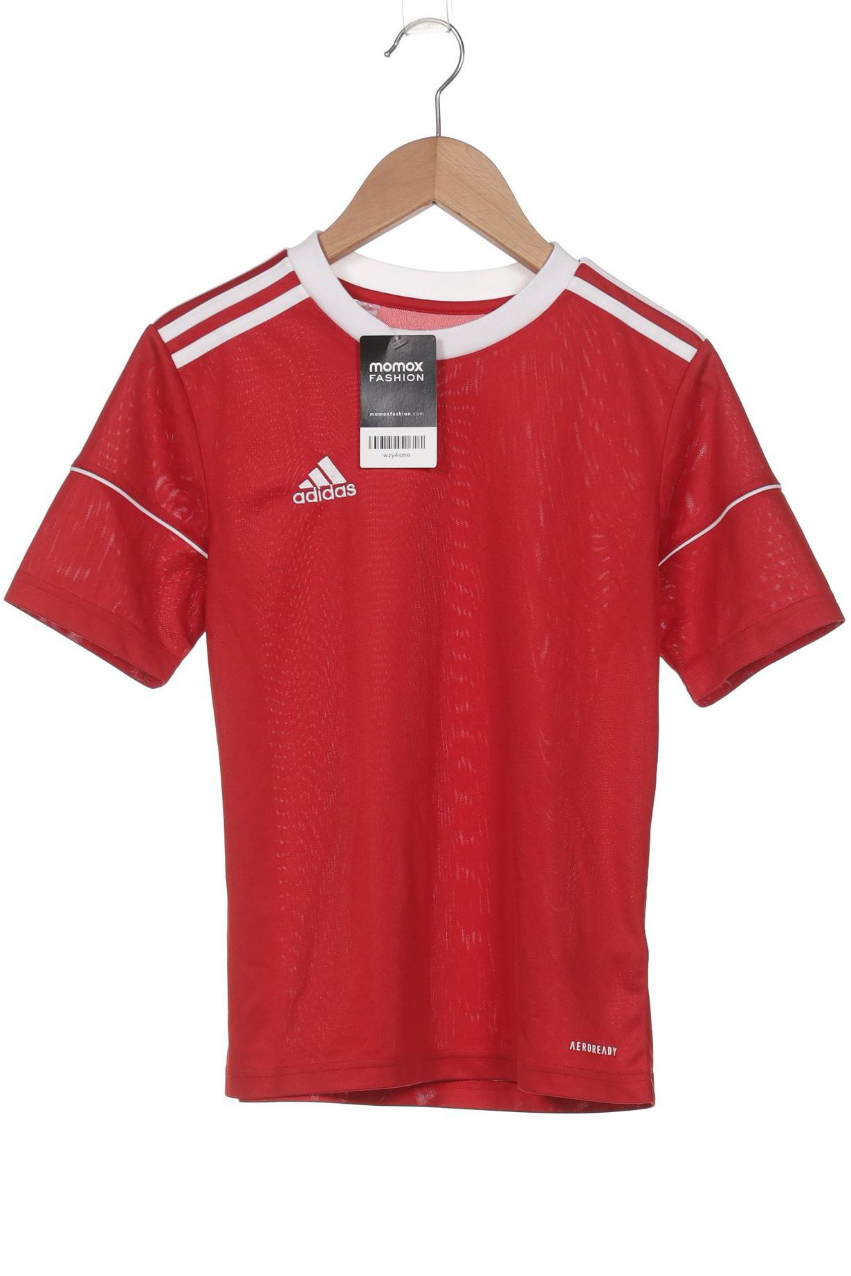 

adidas Herren T-Shirt, rot, Gr. 152