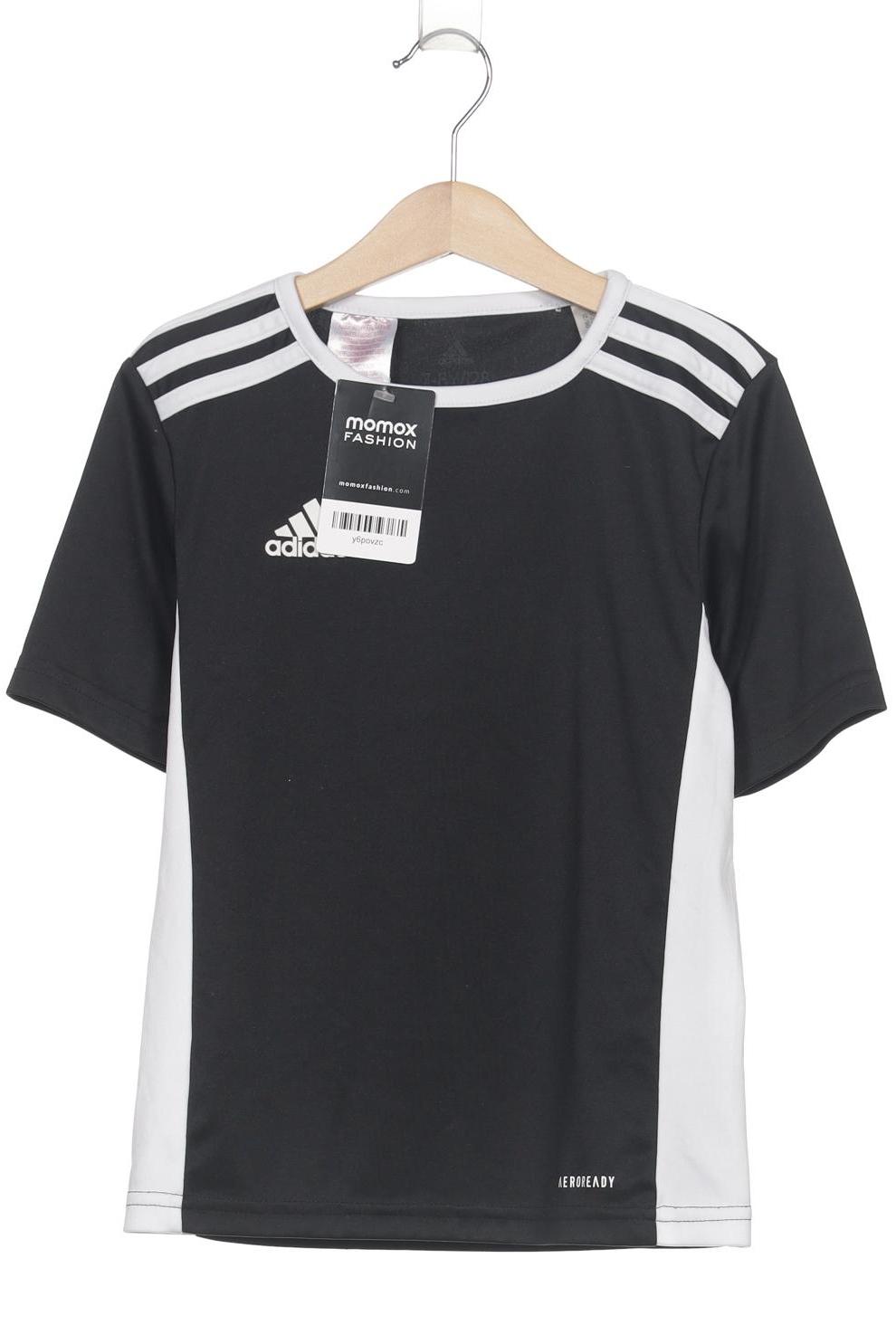 

adidas Jungen T-Shirt, schwarz, Gr. 128
