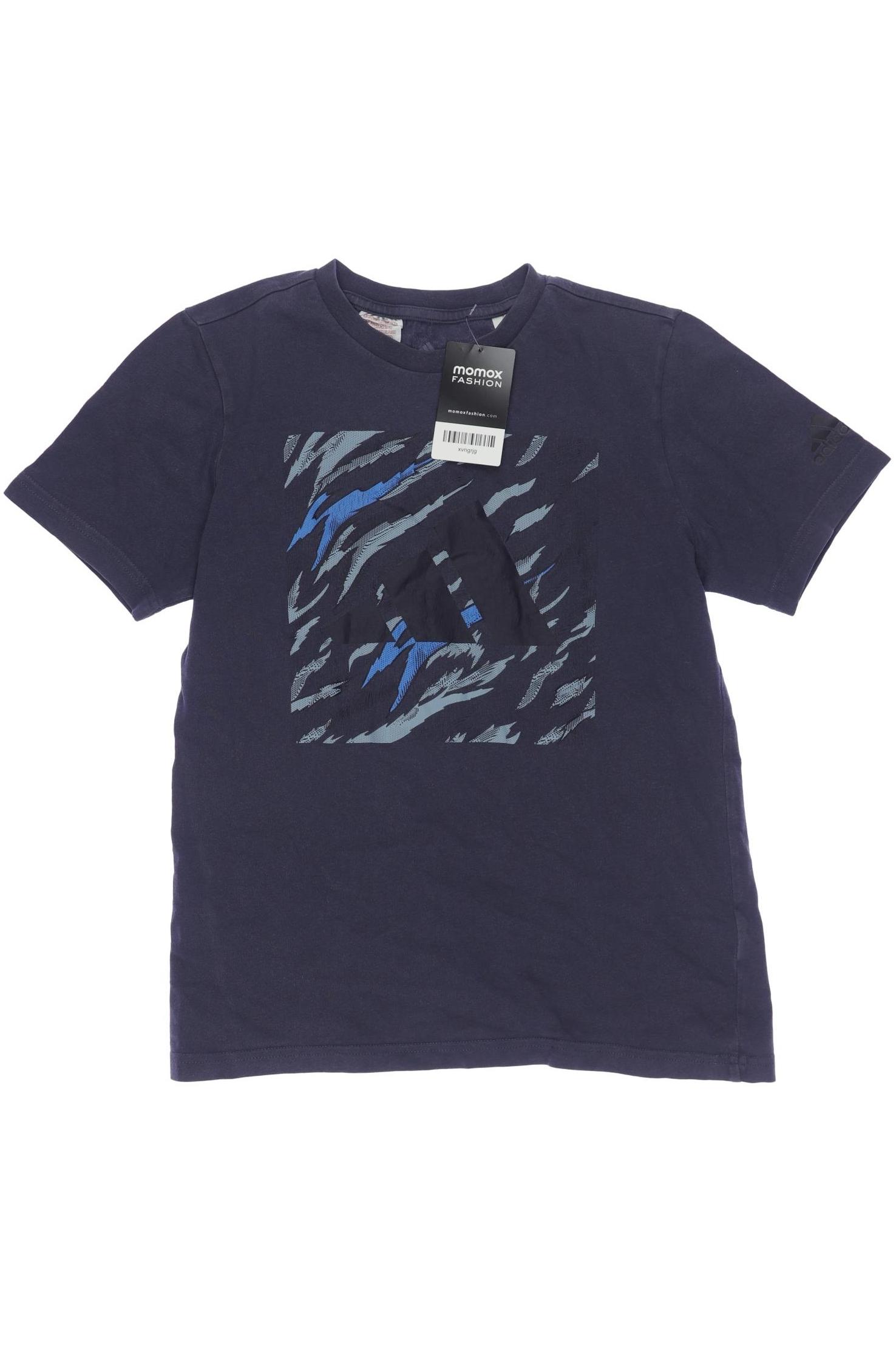 

adidas Herren T-Shirt, marineblau, Gr. 152