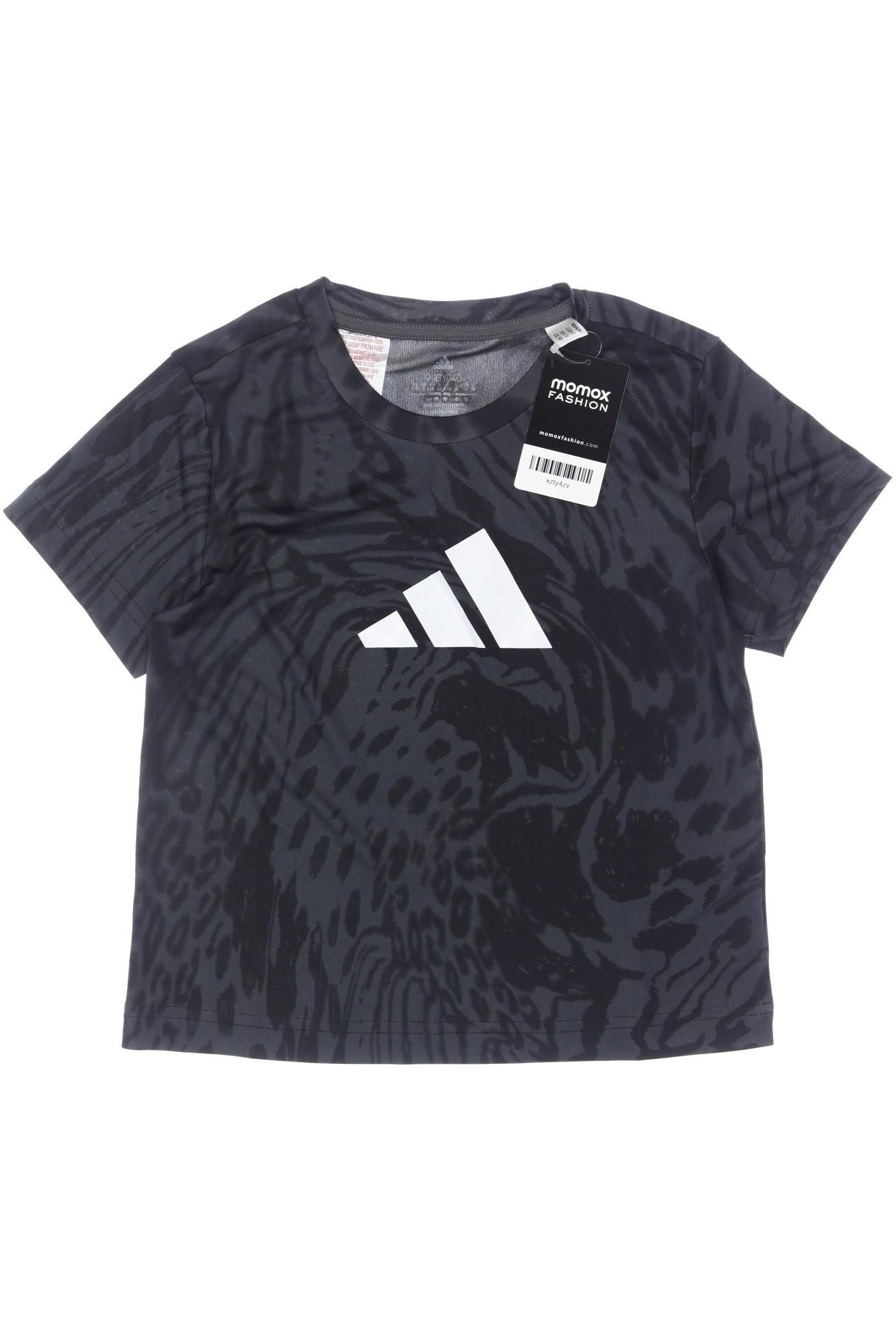 

adidas Herren T-Shirt, grau, Gr. 140
