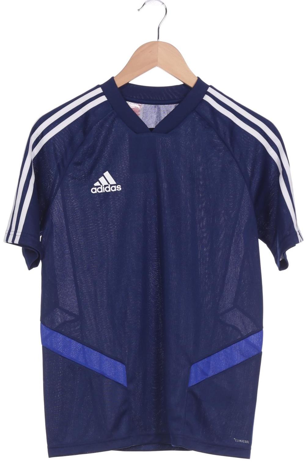 

adidas Herren T-Shirt, marineblau, Gr. 164