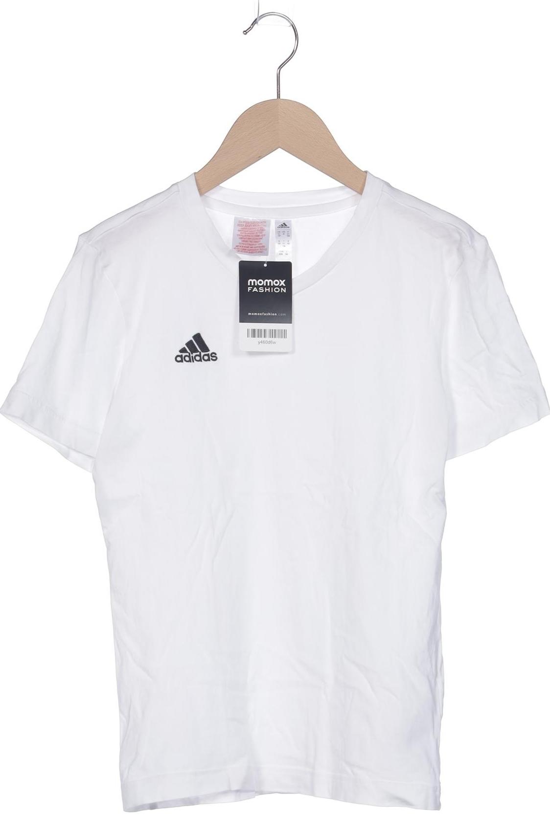 

adidas Herren T-Shirt, weiß, Gr. 152