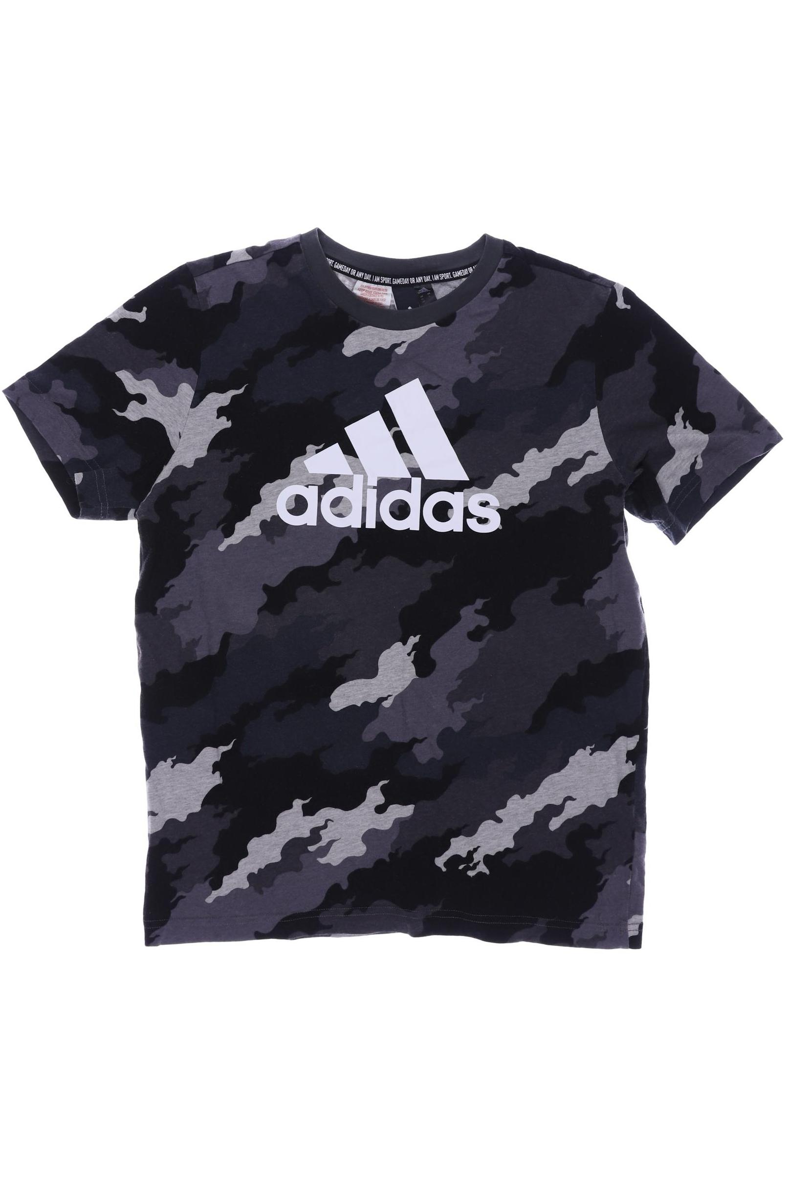 

adidas Herren T-Shirt, grau, Gr. 164