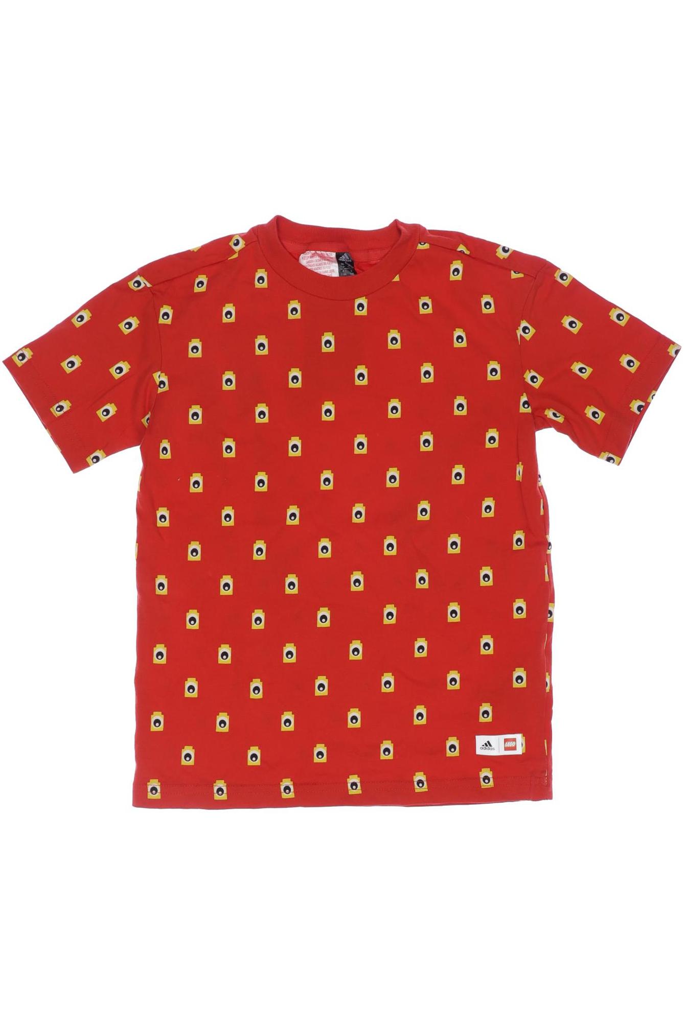 

adidas Herren T-Shirt, rot, Gr. 128