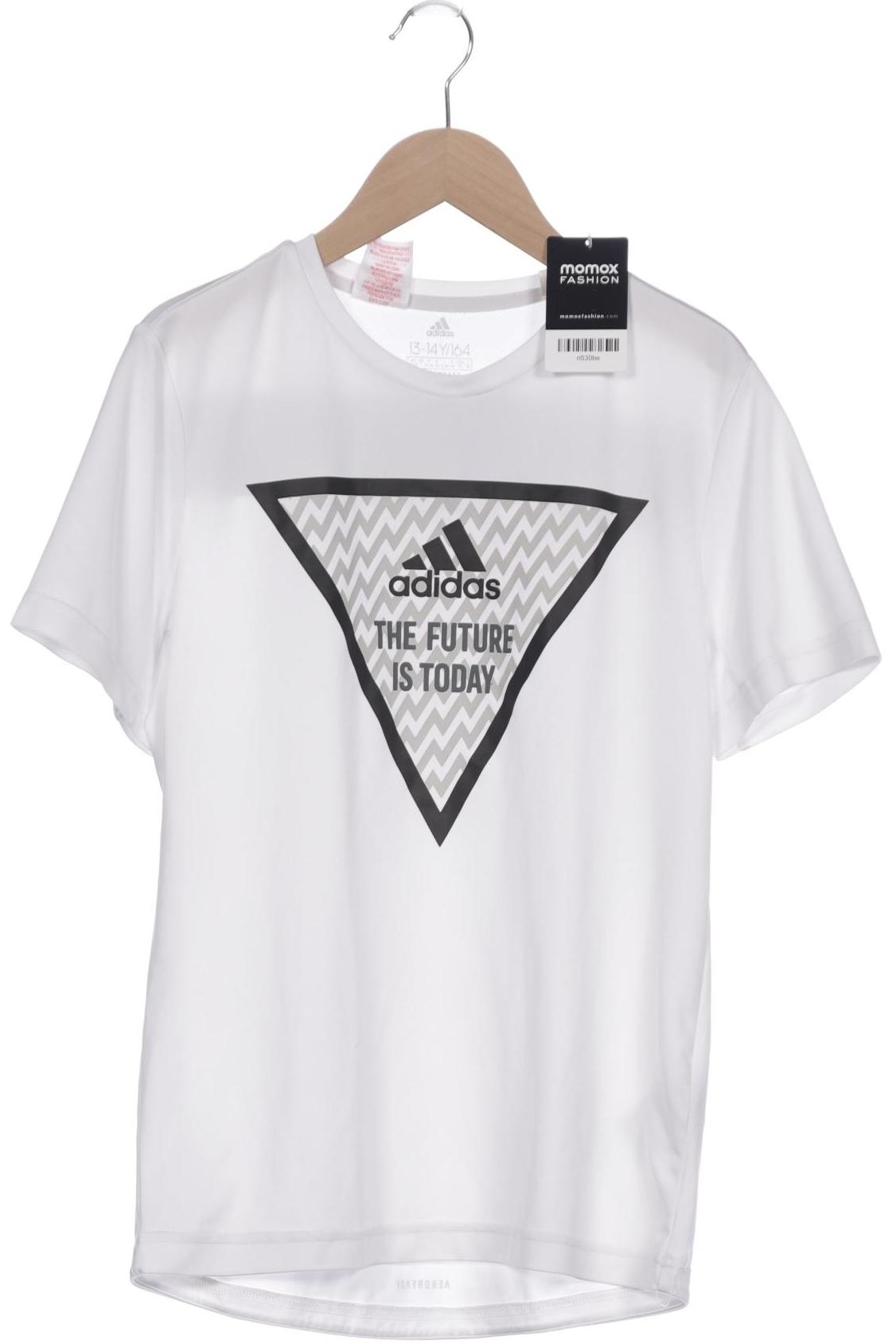 

adidas Herren T-Shirt, weiß, Gr. 164