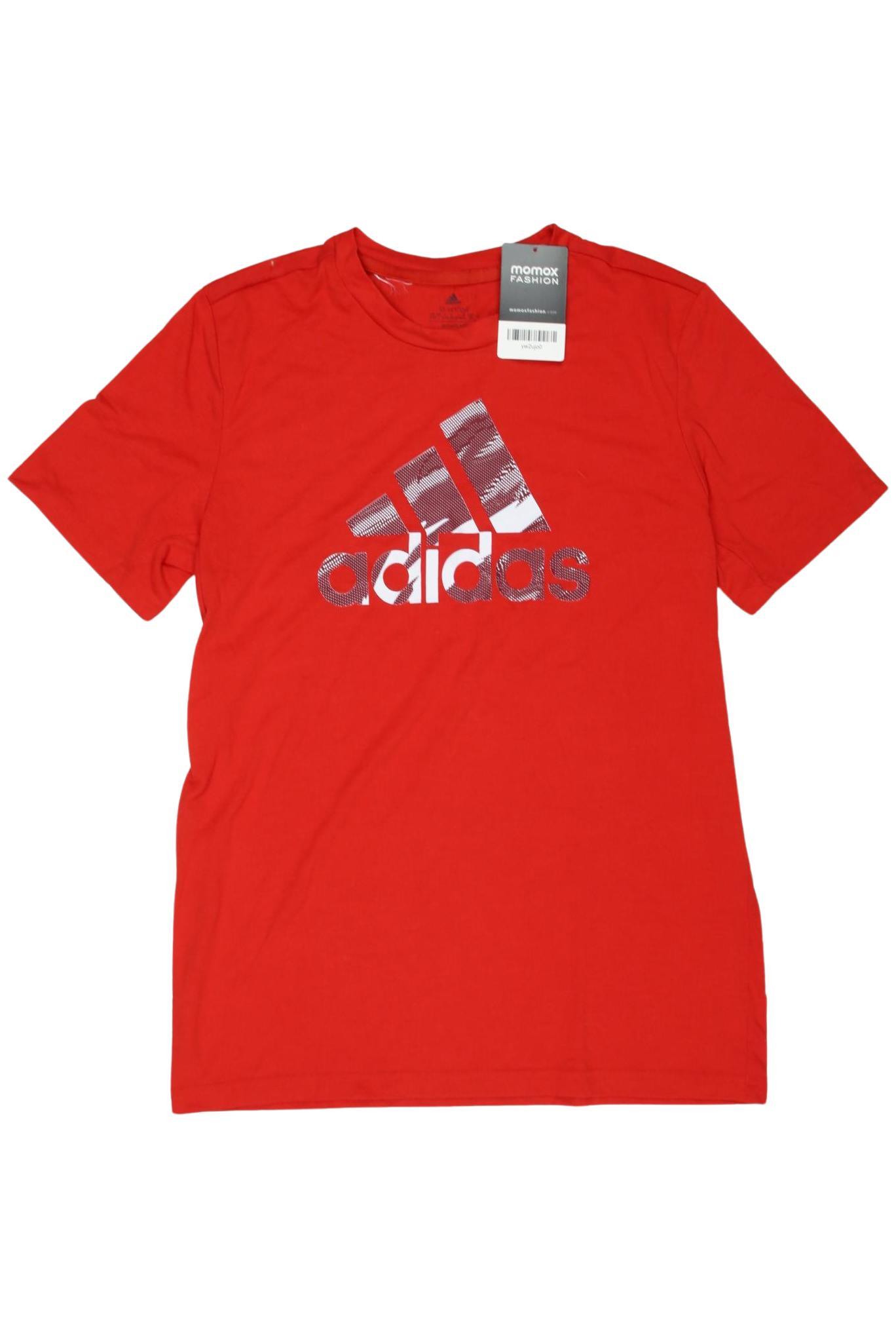 

adidas Herren T-Shirt, rot, Gr. 164