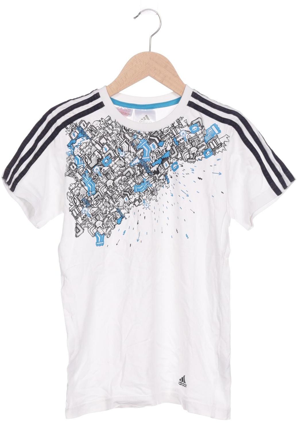 

adidas Herren T-Shirt, weiß, Gr. 164