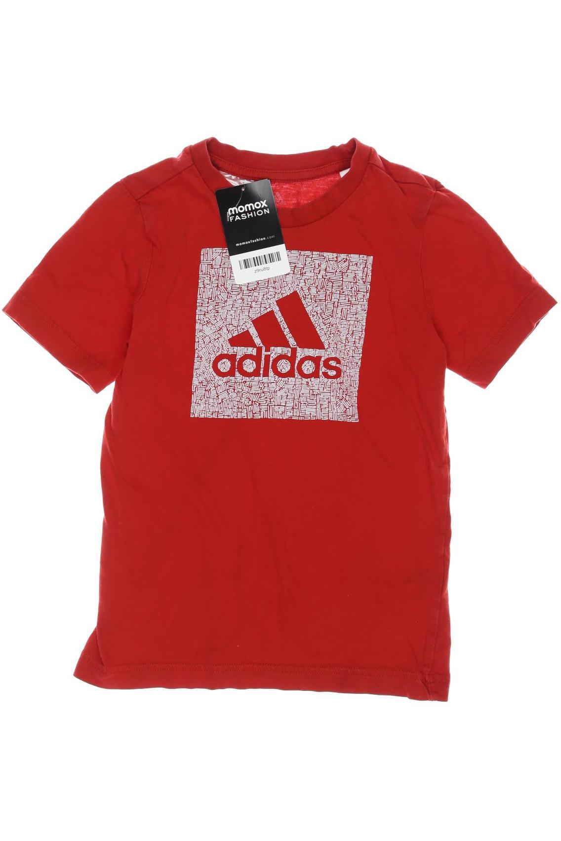 

adidas Herren T-Shirt, rot, Gr. 128