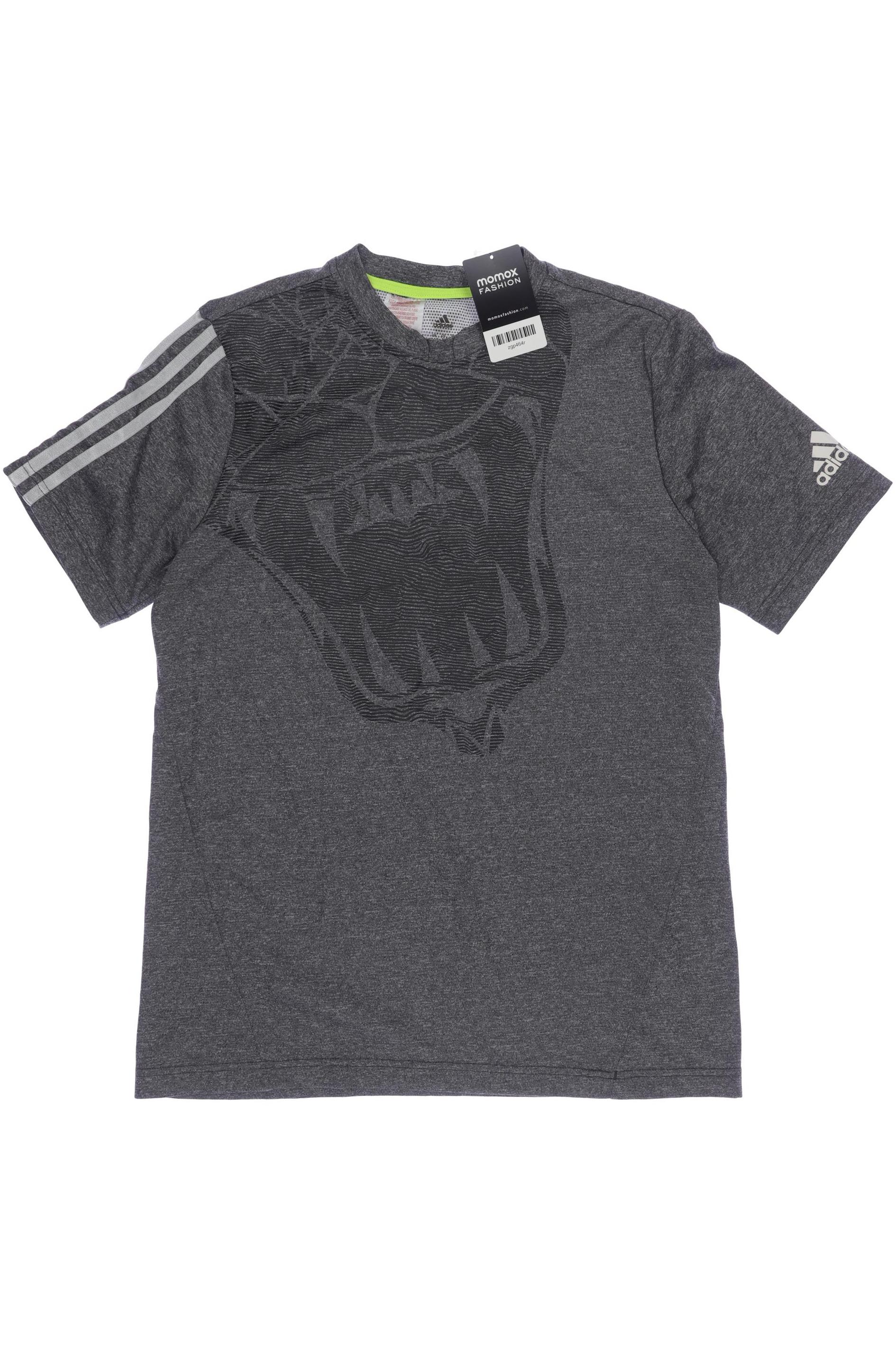 

adidas Herren T-Shirt, grau, Gr. 176