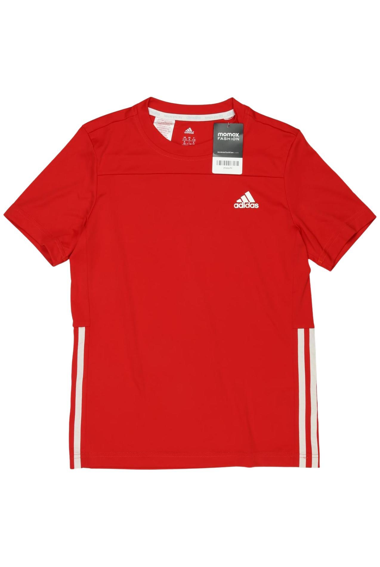 

adidas Jungen T-Shirt, rot, Gr. 152