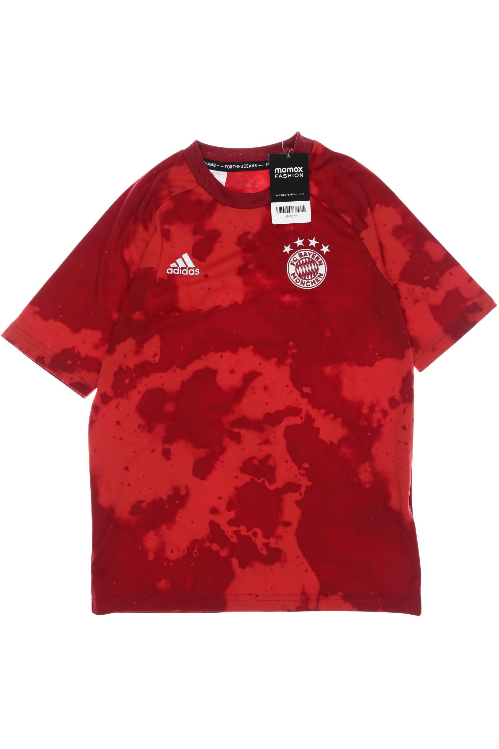 

adidas Herren T-Shirt, rot, Gr. 146